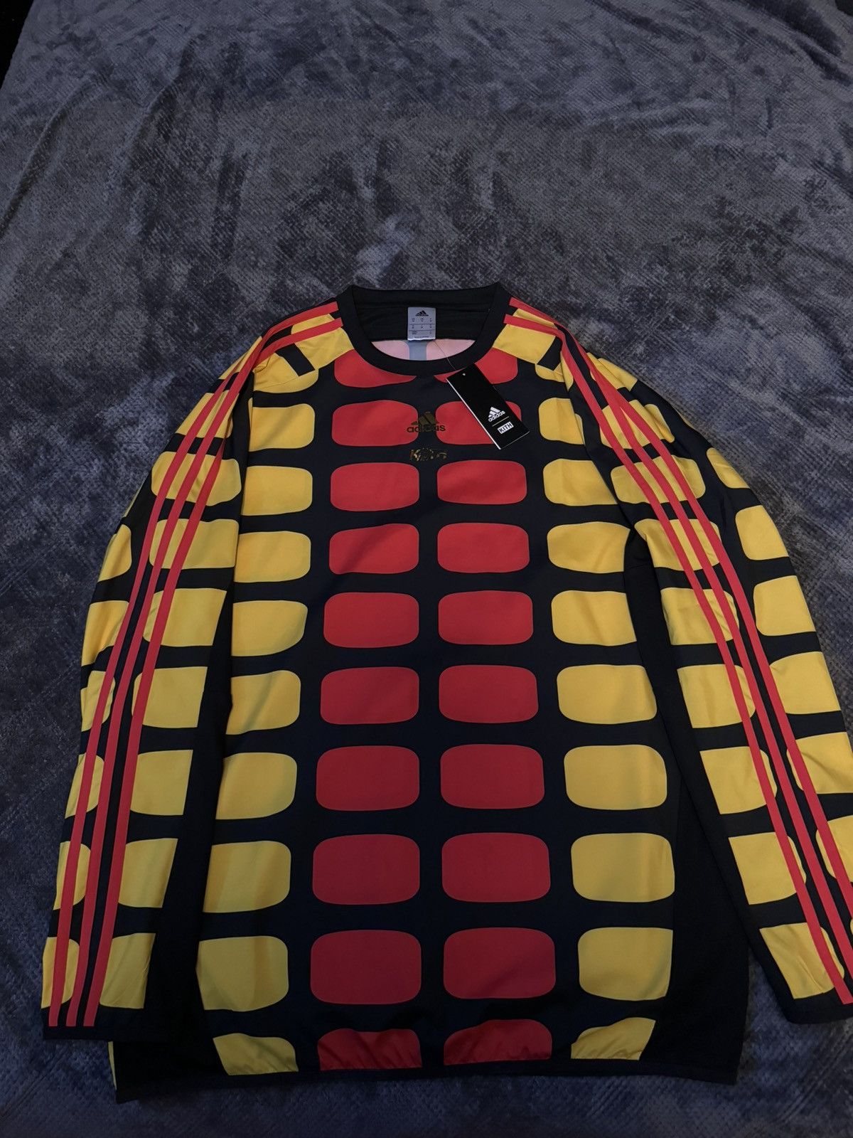 image of Adidas Cobras Soccer Goalie Jersey in Black, Men's (Size Medium)