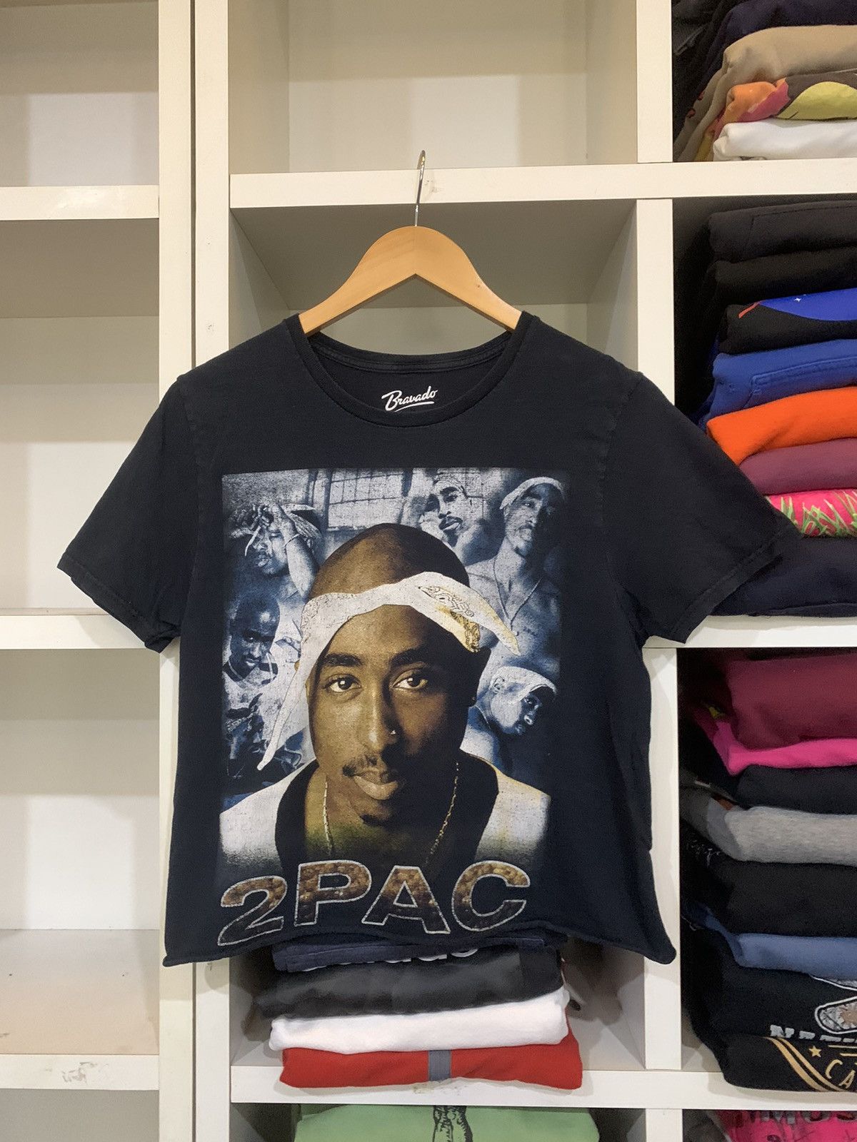 Rap Tees Vintage 2Pac Shakur Bravado Tee Size US S / EU 44-46 / 1 - 2 Thumbnail