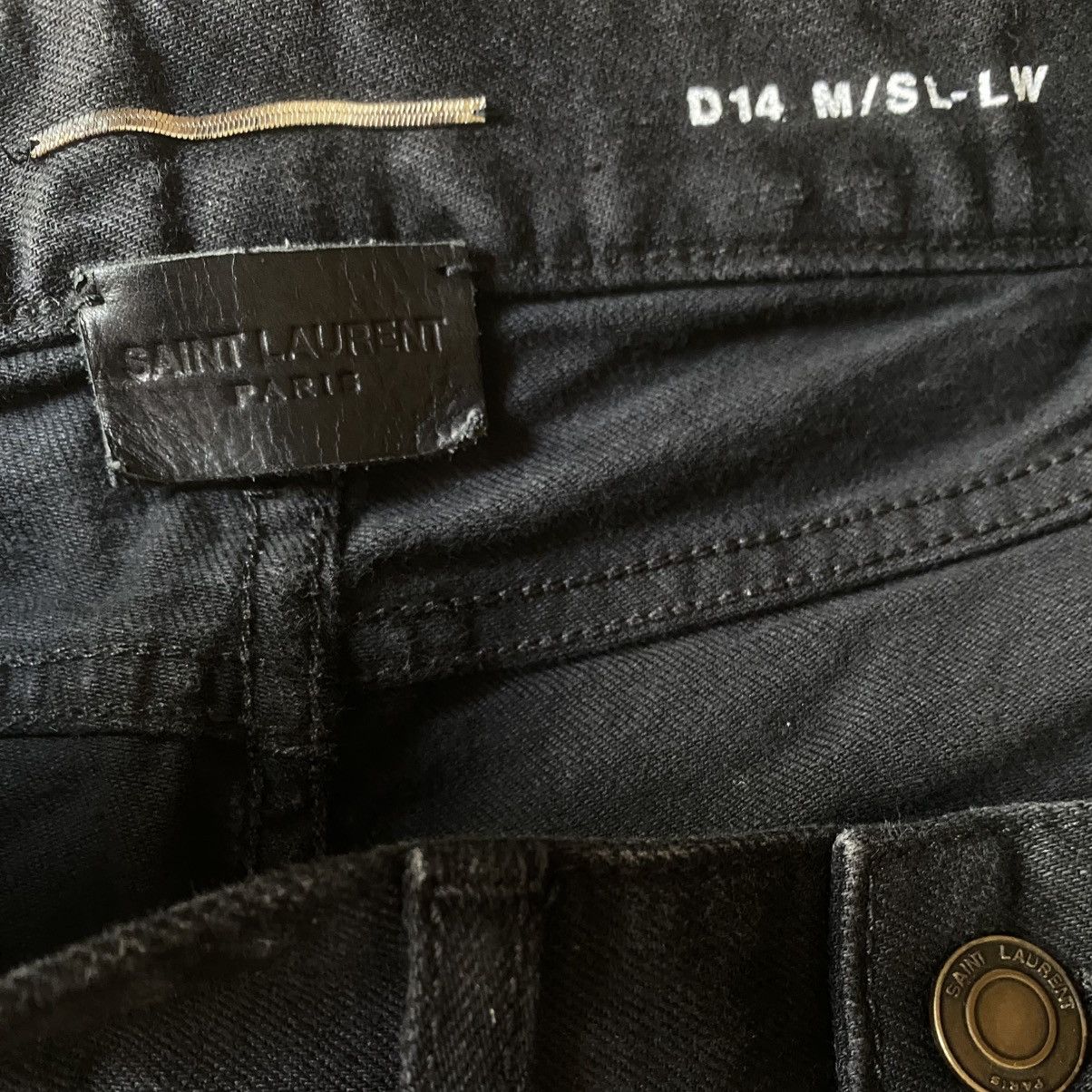 Saint Laurent Paris SLP D14 Slim Fit Low Waist Jeans Size US 28 / EU 44 - 4 Thumbnail