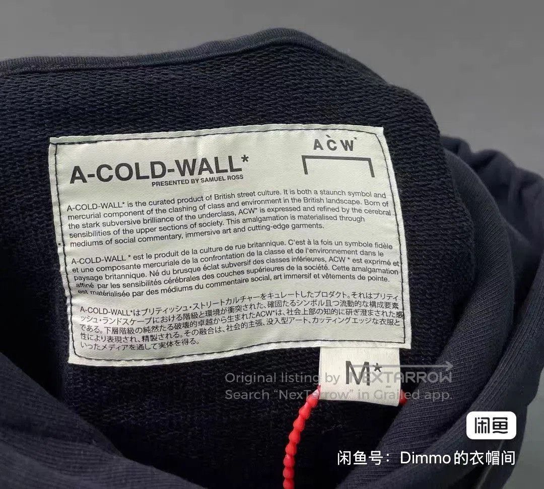 A-COLD-WALL* ACW A. Size US M / EU 48-50 / 2 - 6 Thumbnail