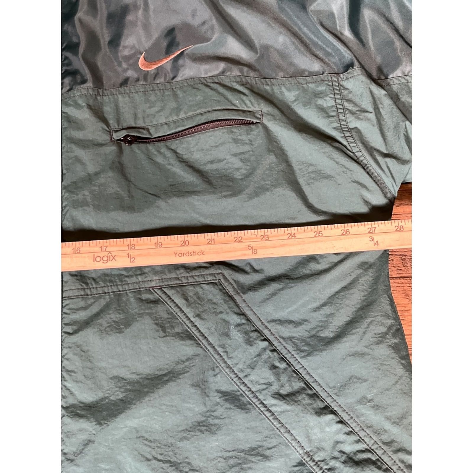 Nike VINTAGE Nike Jacket Mens XL Quilted Heavy Parka Coat Green Big Swoosh 90s Size US XL / EU 56 / 4 - 6 Thumbnail