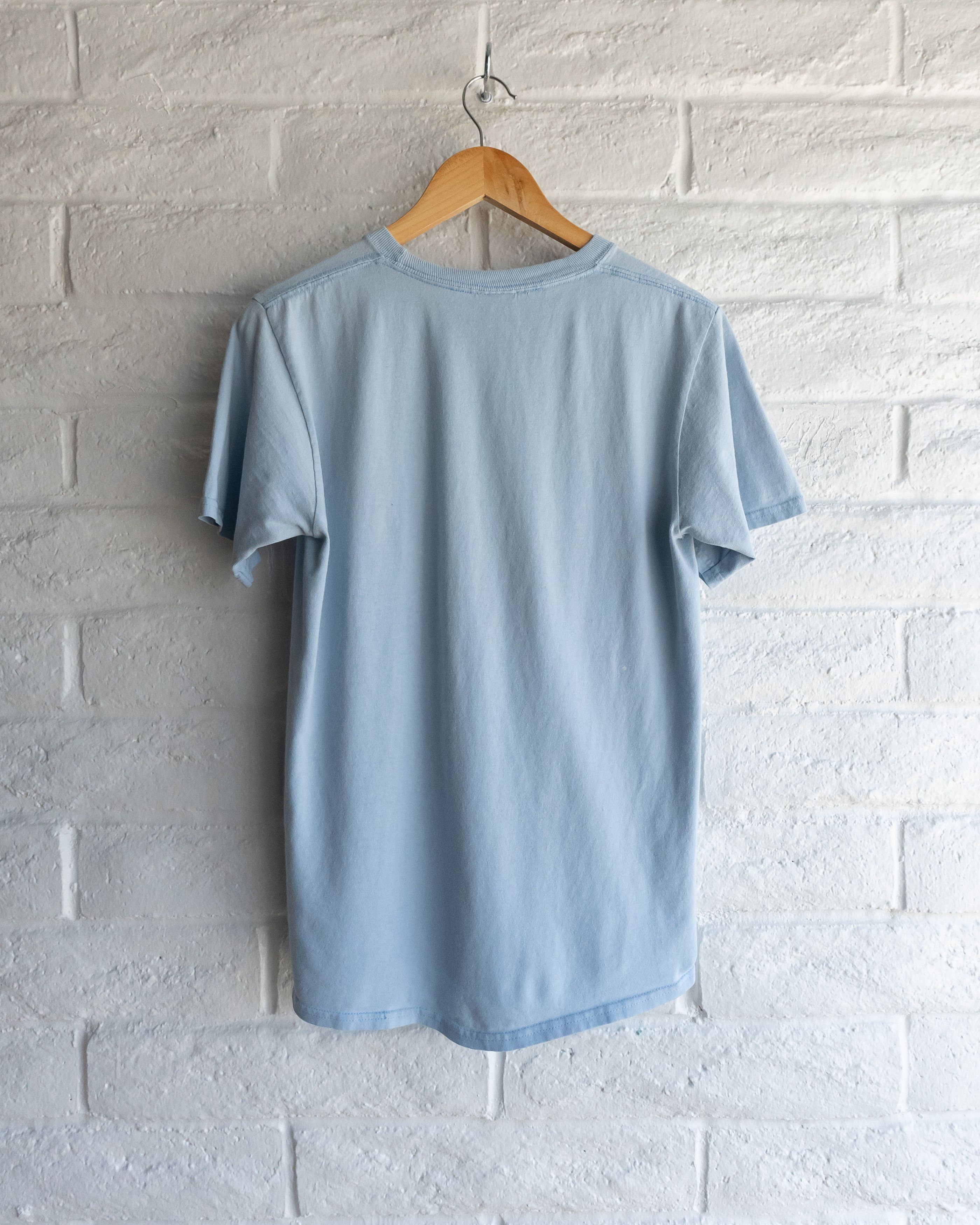 Noah Noah New York Baby Blue Halftone Graphic T Shirt Men's S Size US S / EU 44-46 / 1 - 6 Thumbnail