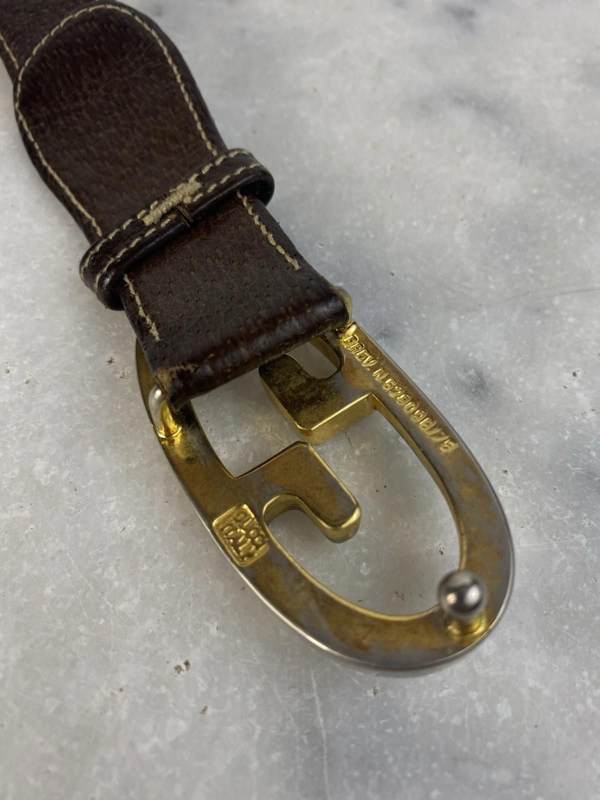 Gucci Vintage 80’s Monogram Gucci Belt Size ONE SIZE - 5 Thumbnail