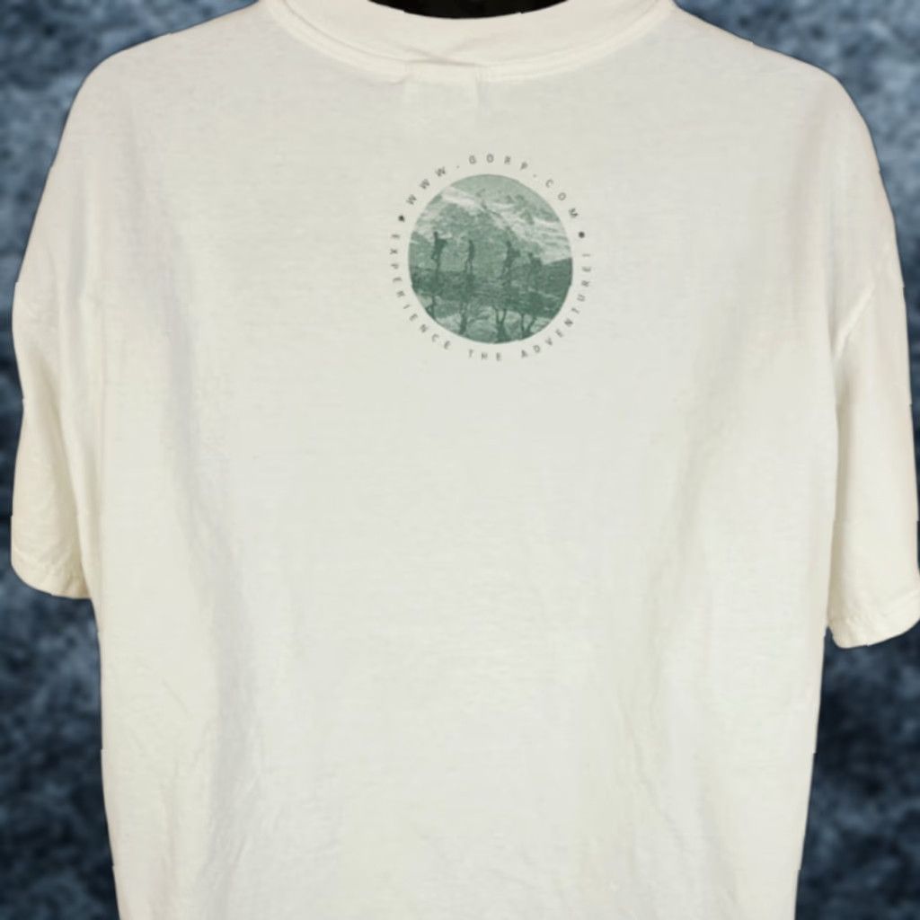 Hanes VINTAGE Hanes Gorp T Shirt Mens XL White 90s Y2K Great Outdoors Recreation Hiking Camping Nature Outdoors Mens Size US XL / EU 56 / 4 - 1 Thumbnail