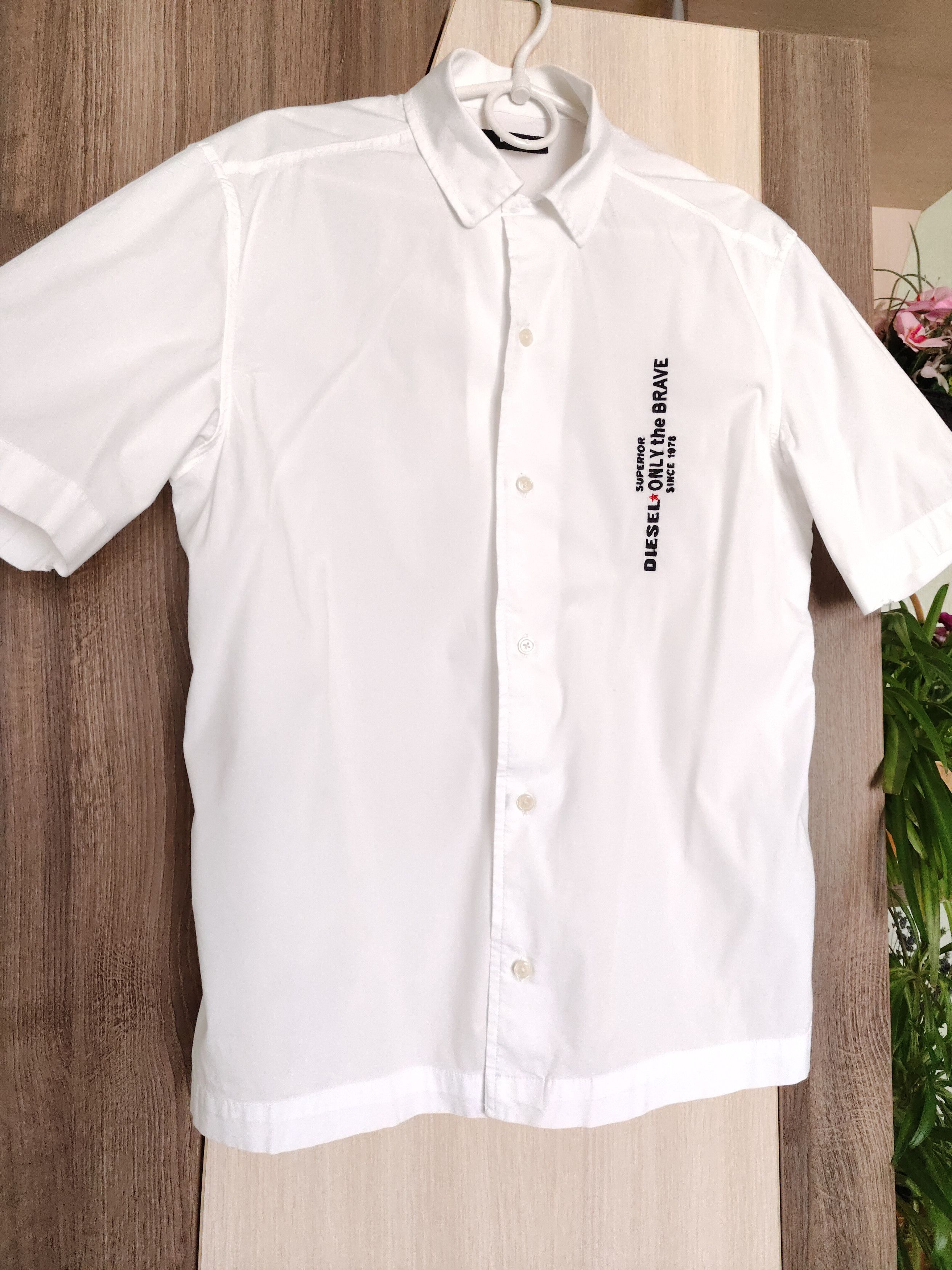 Diesel × Vintage 🔥Vintage Y2K Diesel Shirt Short Sleeves Diesel Shirt Size US S / EU 44-46 / 1 - 3 Thumbnail