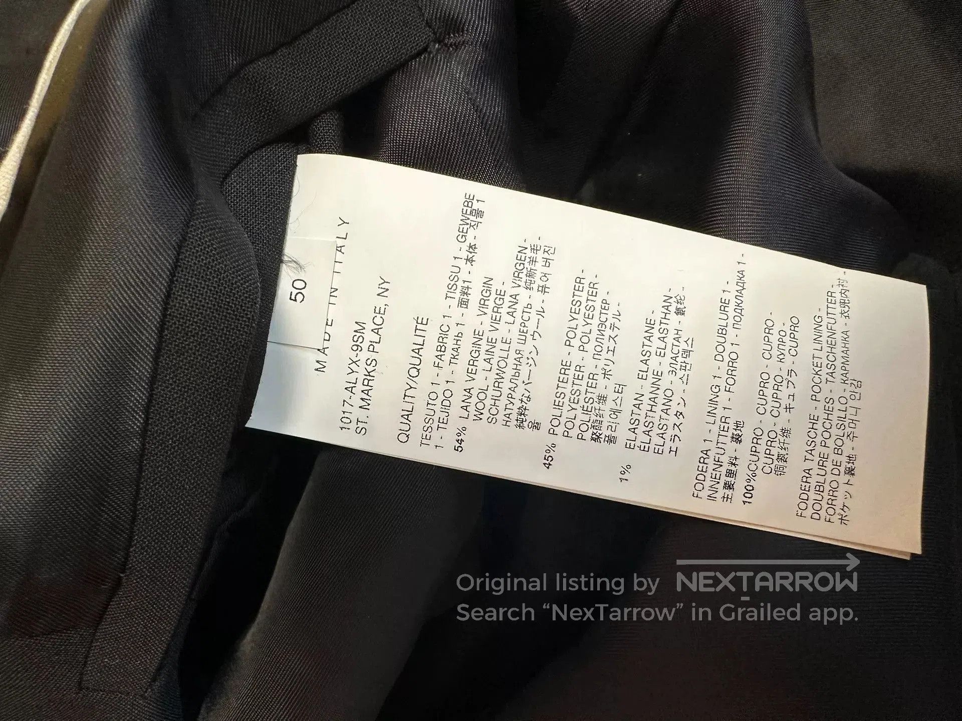 1017 ALYX 9SM 1. Size US L / EU 52-54 / 3 - 5 Thumbnail