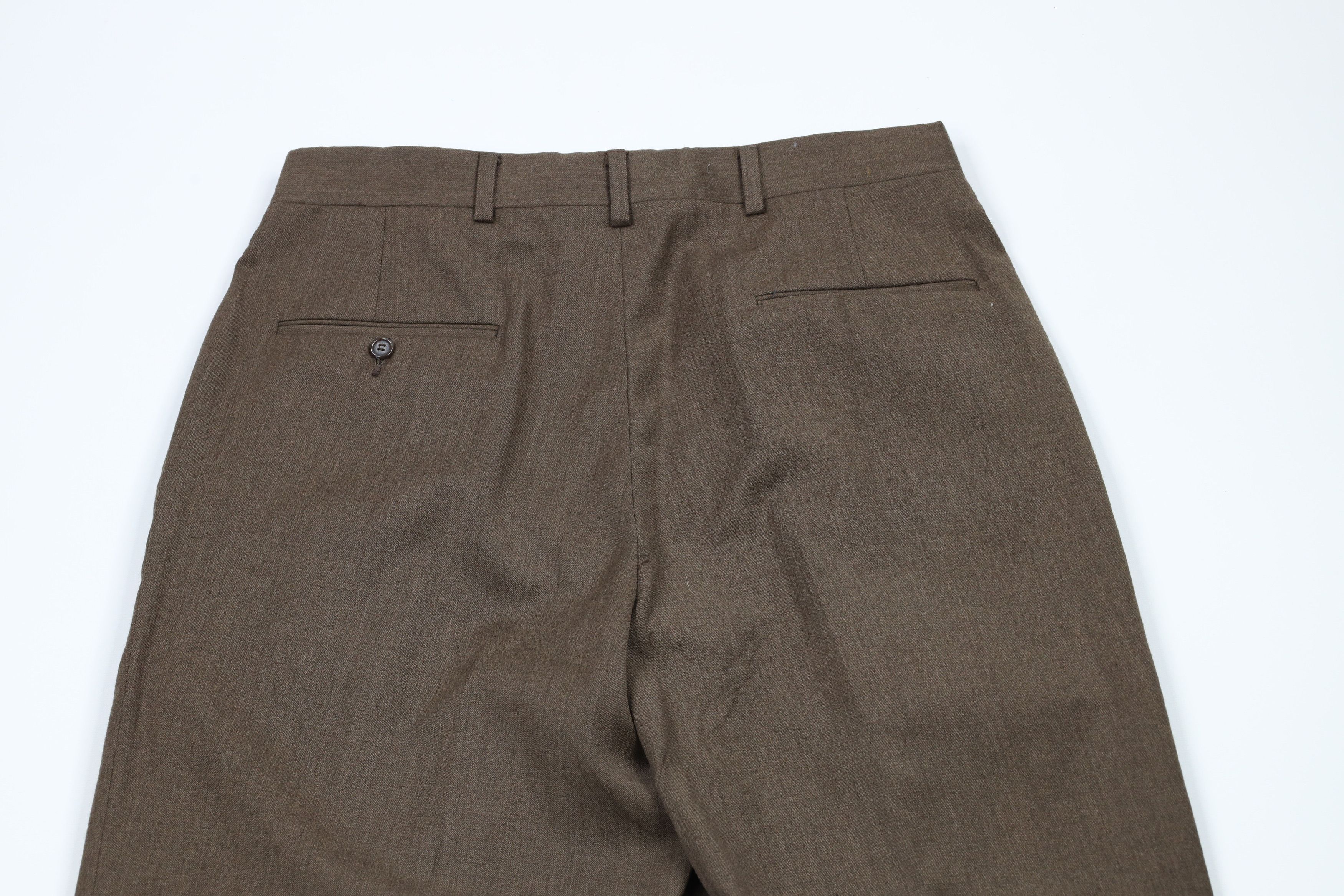 Vintage Vintage 90s Streetwear Cuffed Wide Leg Chino Pants Brown Size US 32 / EU 48 - 11 Thumbnail