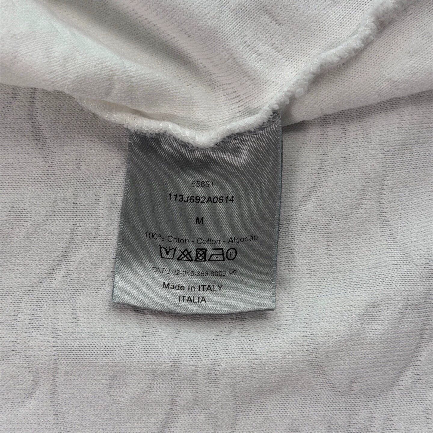 Dior Dior white terry all over print s/s M near new Size US L / EU 52-54 / 3 - 4 Thumbnail