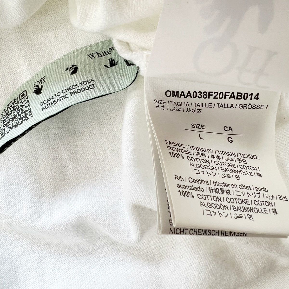 Off-White Off-White Mona Lisa Blur White T Shirt Size US XXL / EU 58 / 5 - 5 Thumbnail