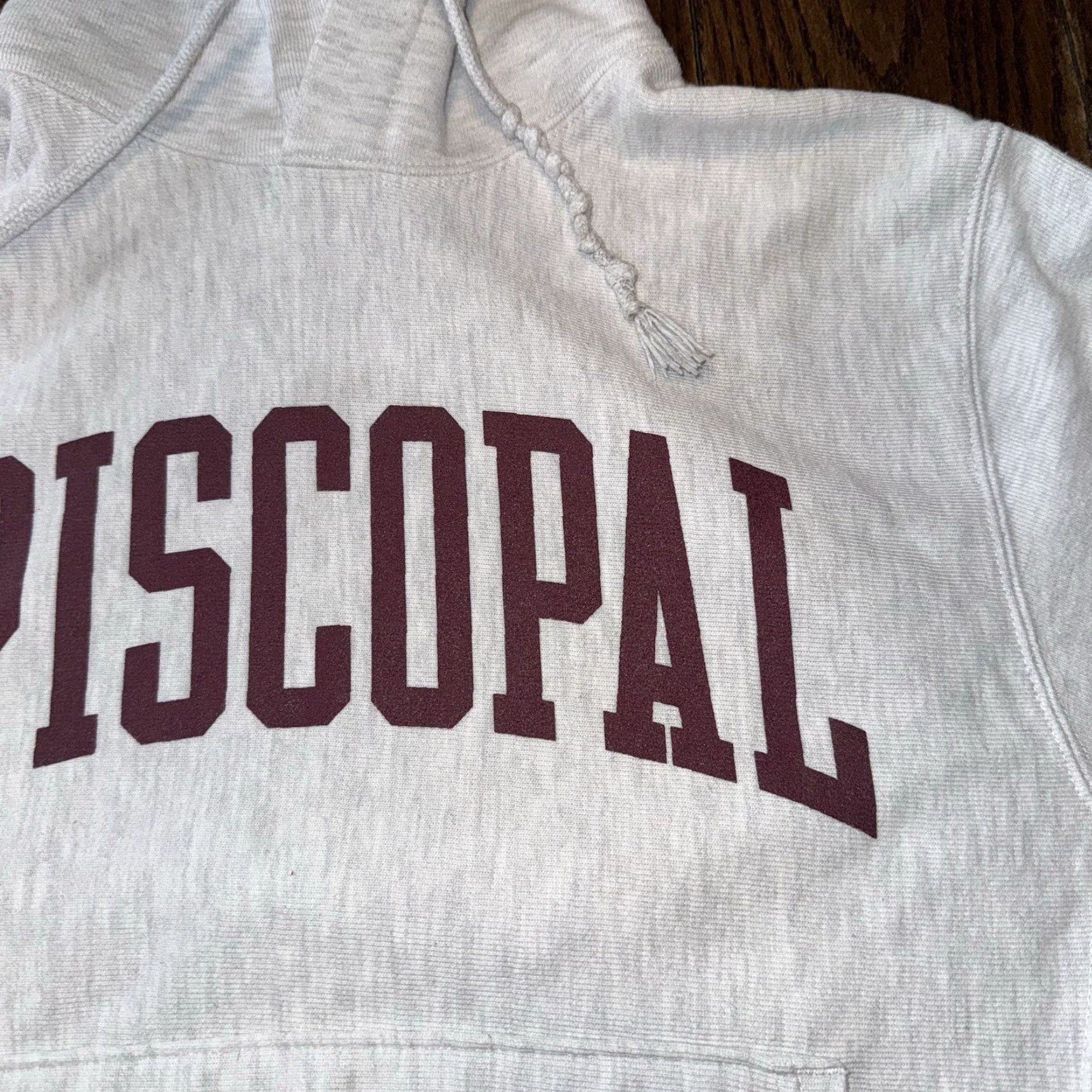 Champion VINTAGE Champion Reverse Weave Hoodie Mens Small Gray Y2K College Size US S / EU 44-46 / 1 - 4 Thumbnail