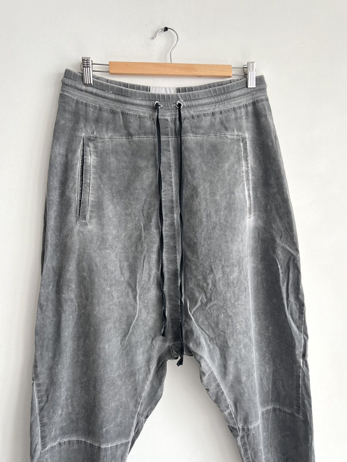 Lost & Found Ria Dunn 🇮🇹Lost&Found Ria Dunn Object Dyed Drop Crotch Trainers Pants Size US 33 - 2 Thumbnail