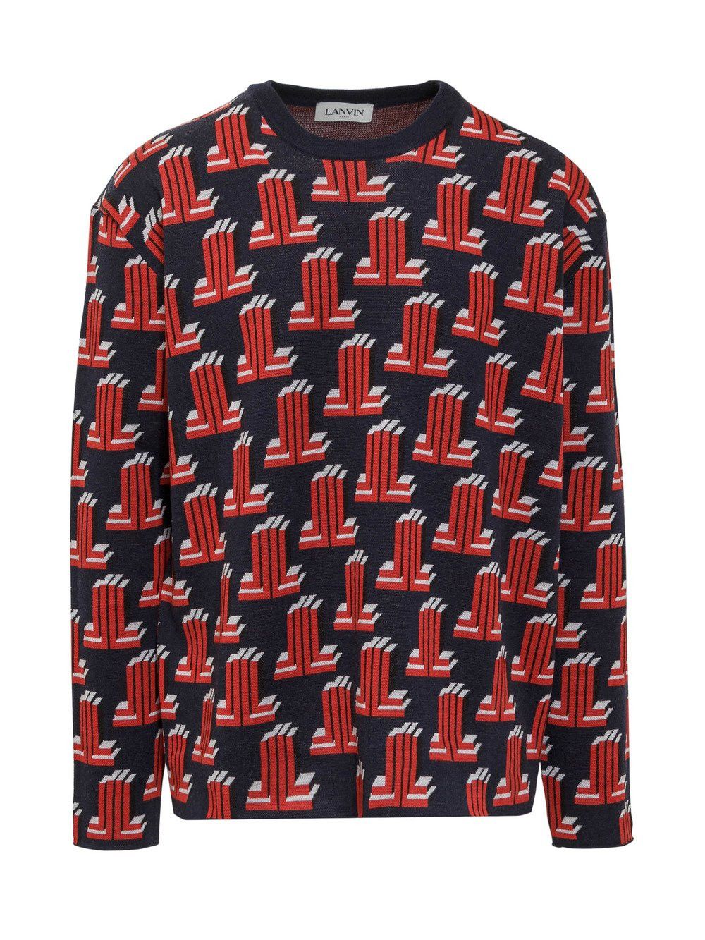Lanvin o1y0225 Crewneck Sweater in Multicolor Size US XS / EU 42 / 0 - 1 Thumbnail