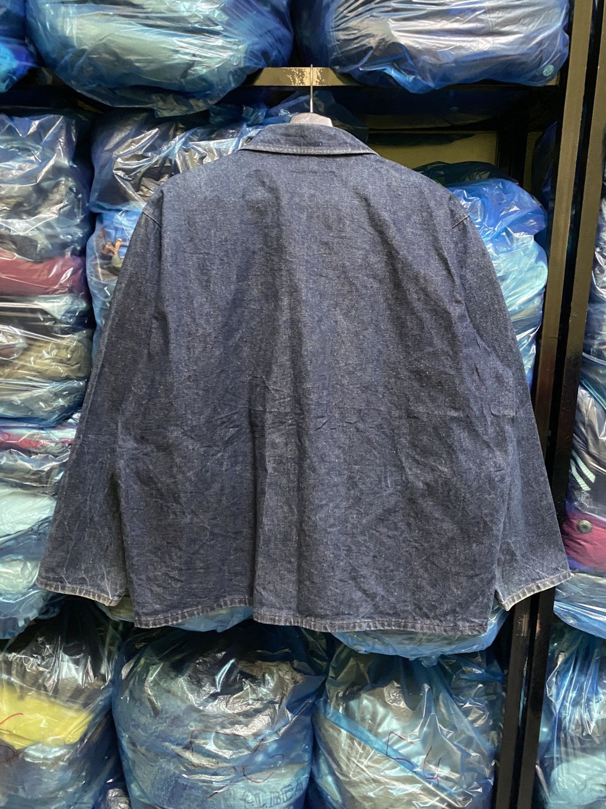 Other VINTAGE DENIM COACH JACKET Size US M / EU 48-50 / 2 - 6 Thumbnail