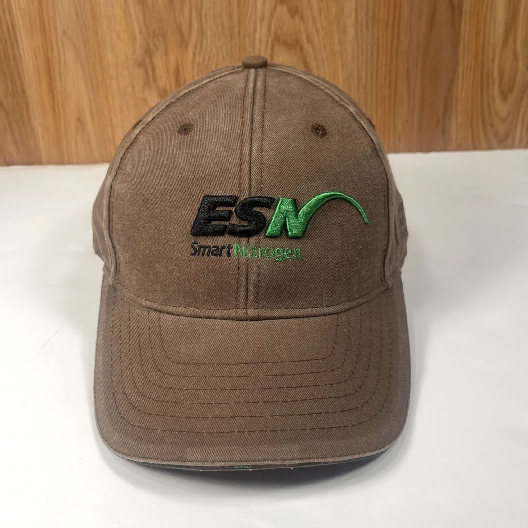 Vintage Adult Adjustable Hat Cap Brown ESN Smart Nitrogen Agrium Advanced Technologies Classic Men Size ONE SIZE - 2 Thumbnail