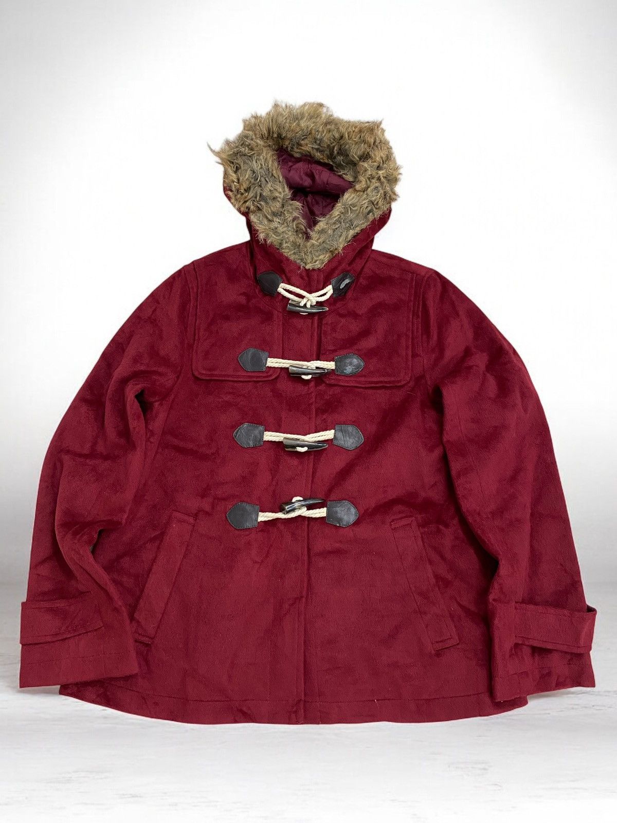 Tornado Mart Avant Garde Hoodie Fur Winter Jacket Harris Tweed Style Size US S / EU 44-46 / 1 - 1 Thumbnail