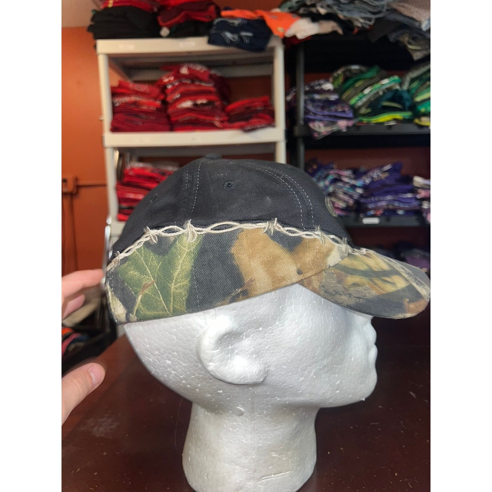 Vintage Vintage Freightliner Hat Black Camo K-Products Cap VTG Os Size ONE SIZE - 5 Thumbnail