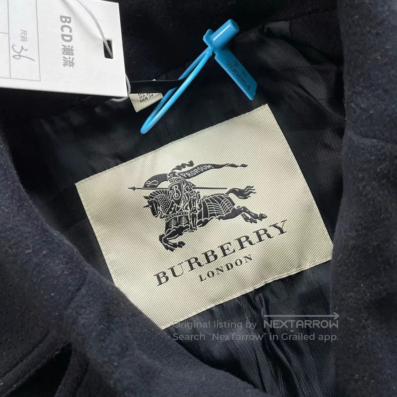 Burberry Burberry Black Double. Size XS / US 0-2 / IT 36-38 - 4 Thumbnail