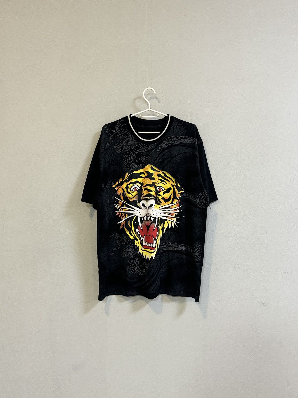 Ed Hardy × Japanese Brand × Vintage Snoop Dogg Ed Hardy Japan Avant Garde tatto style overprint Size US L / EU 52-54 / 3 - 1 Thumbnail