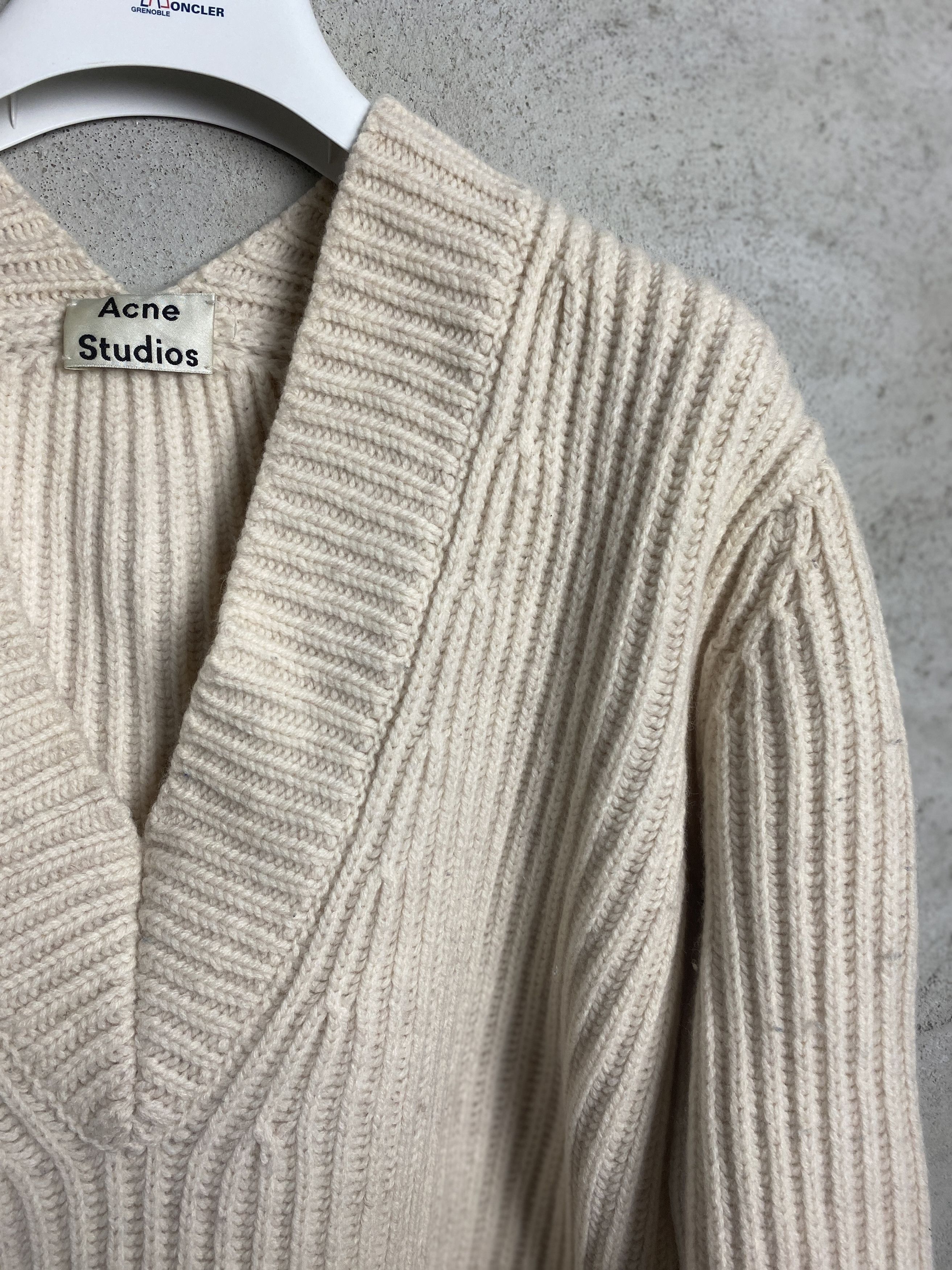 Acne Studios Acne Studios Rib Knit sweater knitwear wool Size M / US 6-8 / IT 42-44 - 2 Thumbnail