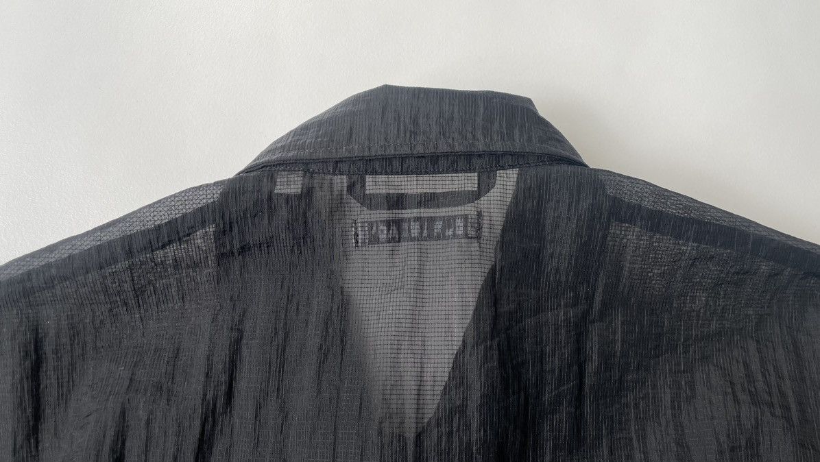 Our Legacy Black Grid Nylon Mesh Box Shirt Size US M / EU 48-50 / 2 - 11 Thumbnail