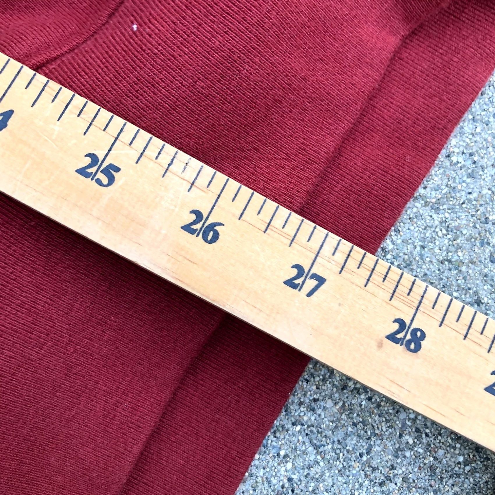 Vintage LA CAVA Sweatshirt Men's MEDIUM Red Crew Long Sleeve Cotton Heavy Gusset Size US M / EU 48-50 / 2 - 8 Thumbnail