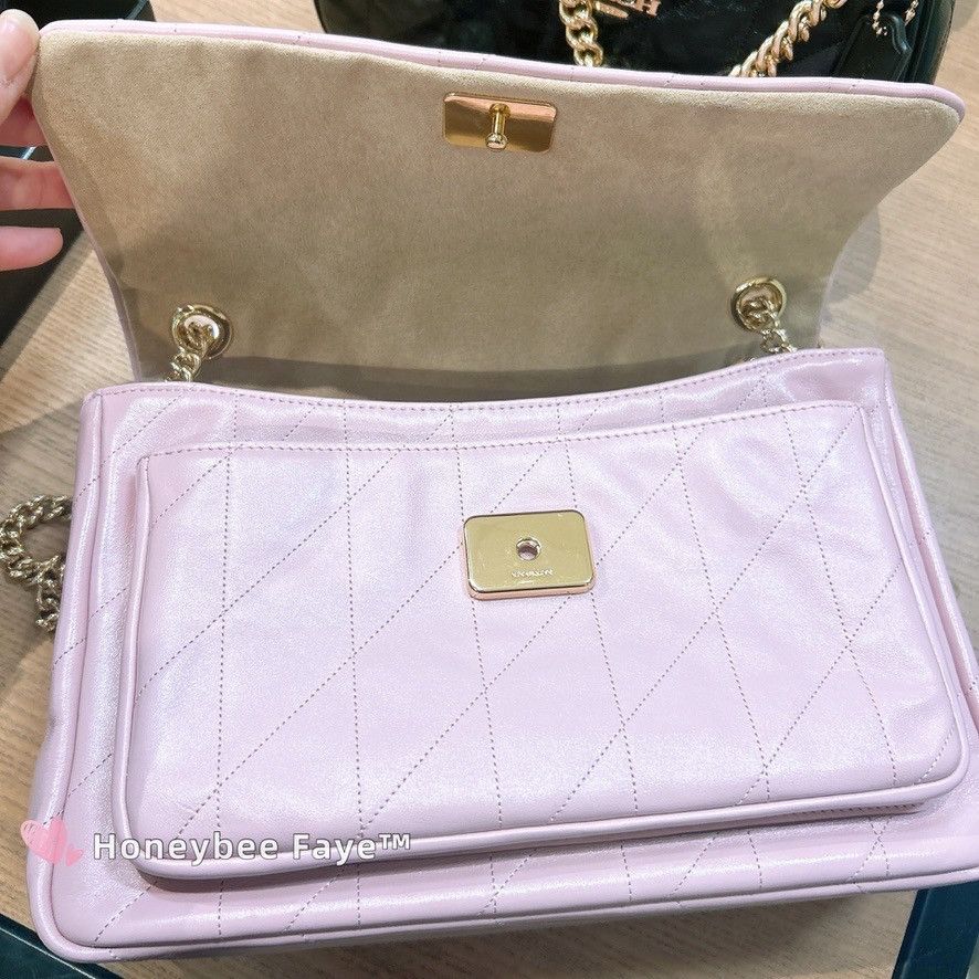 Coach Elodie Crossbody Bag With Quilting CCZ62 Carnation Size ONE SIZE - 7 Thumbnail