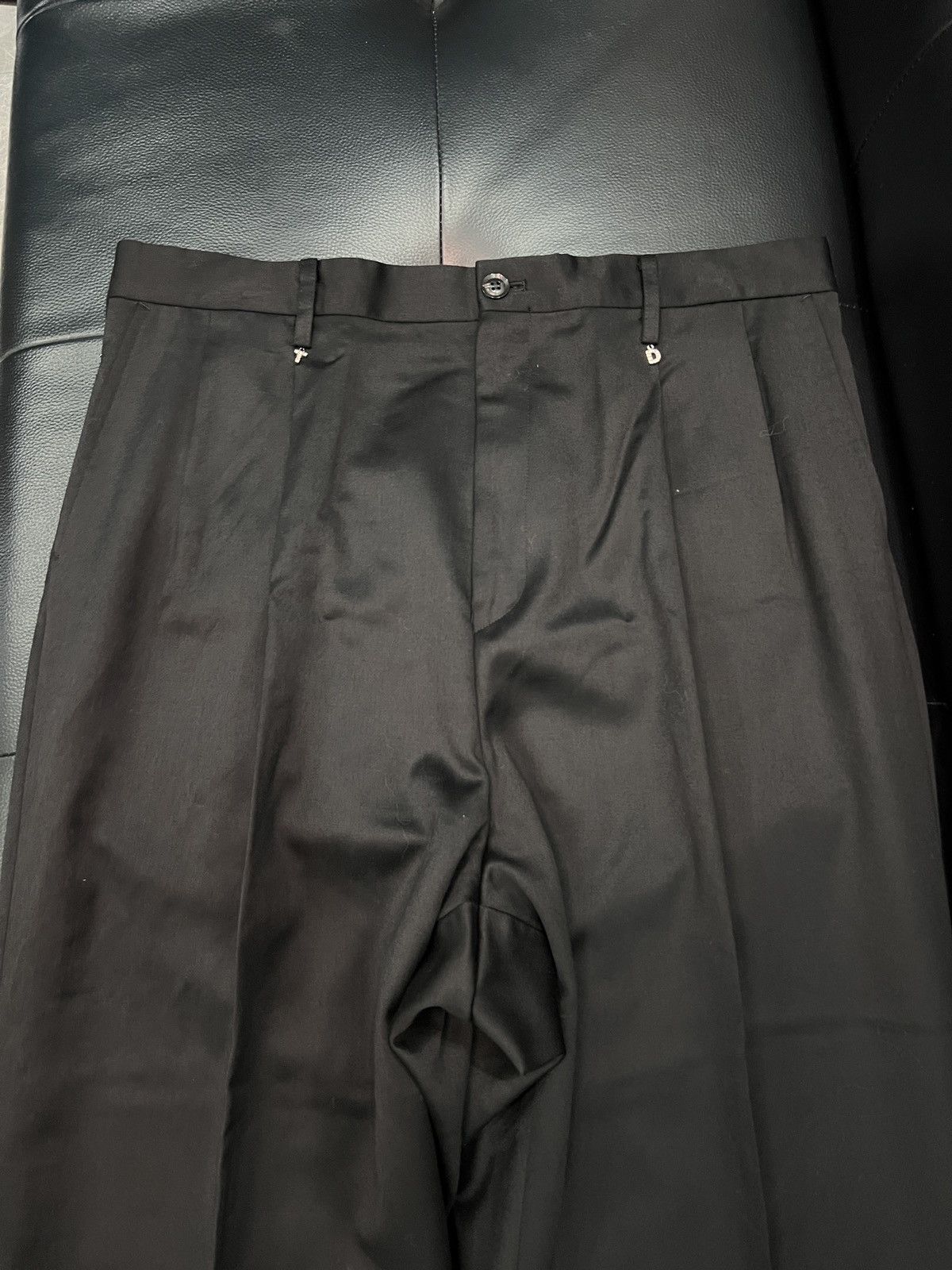 Doublet Doublet FW22 Runway Logo Charm Wrap Wide Trousers Size 34S - 4 Thumbnail