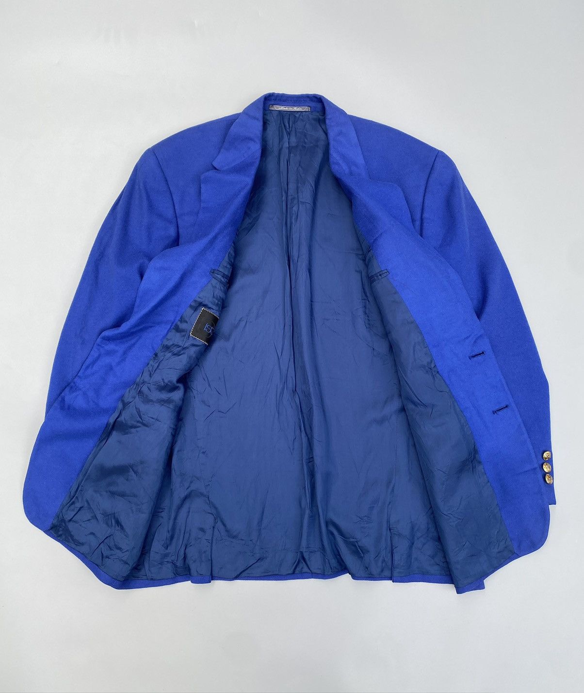 Versace × Vintage 90s Versace Istante Wool Blazer Size US L / EU 52-54 / 3 - 9 Thumbnail