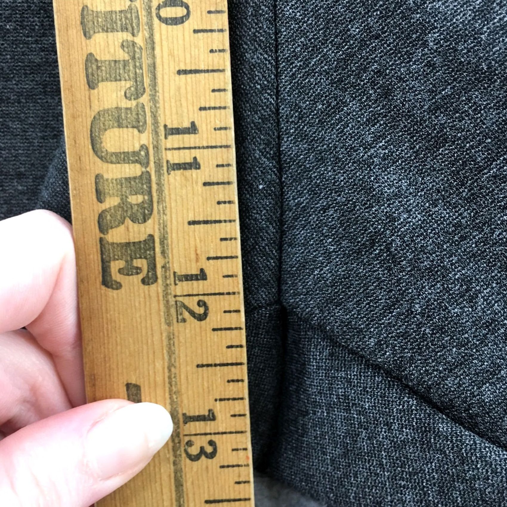 Worthington Worthington Bootcut Leg Pants Womens L Gray High Rise Pull On NEW Size 36" / US 14 / IT 50 - 6 Thumbnail