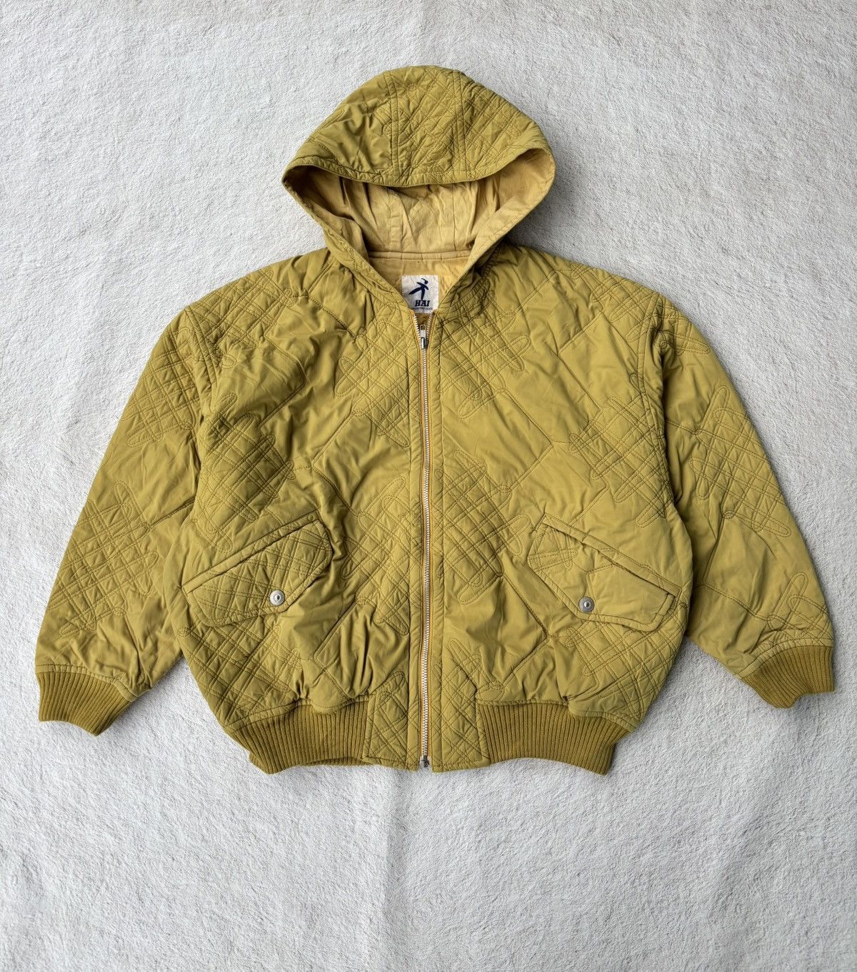 Issey Miyake Hai sporting isseymiyake vintage patchwork bomber Size US L / EU 52-54 / 3 - 1 Thumbnail