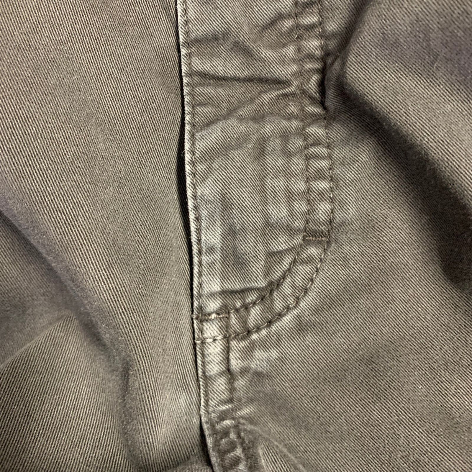 Ermenegildo Zegna ERMENEGILDO ZEGNA Size 33 Black Cotton Blend Straight Jeans Size US 33 - 8 Thumbnail