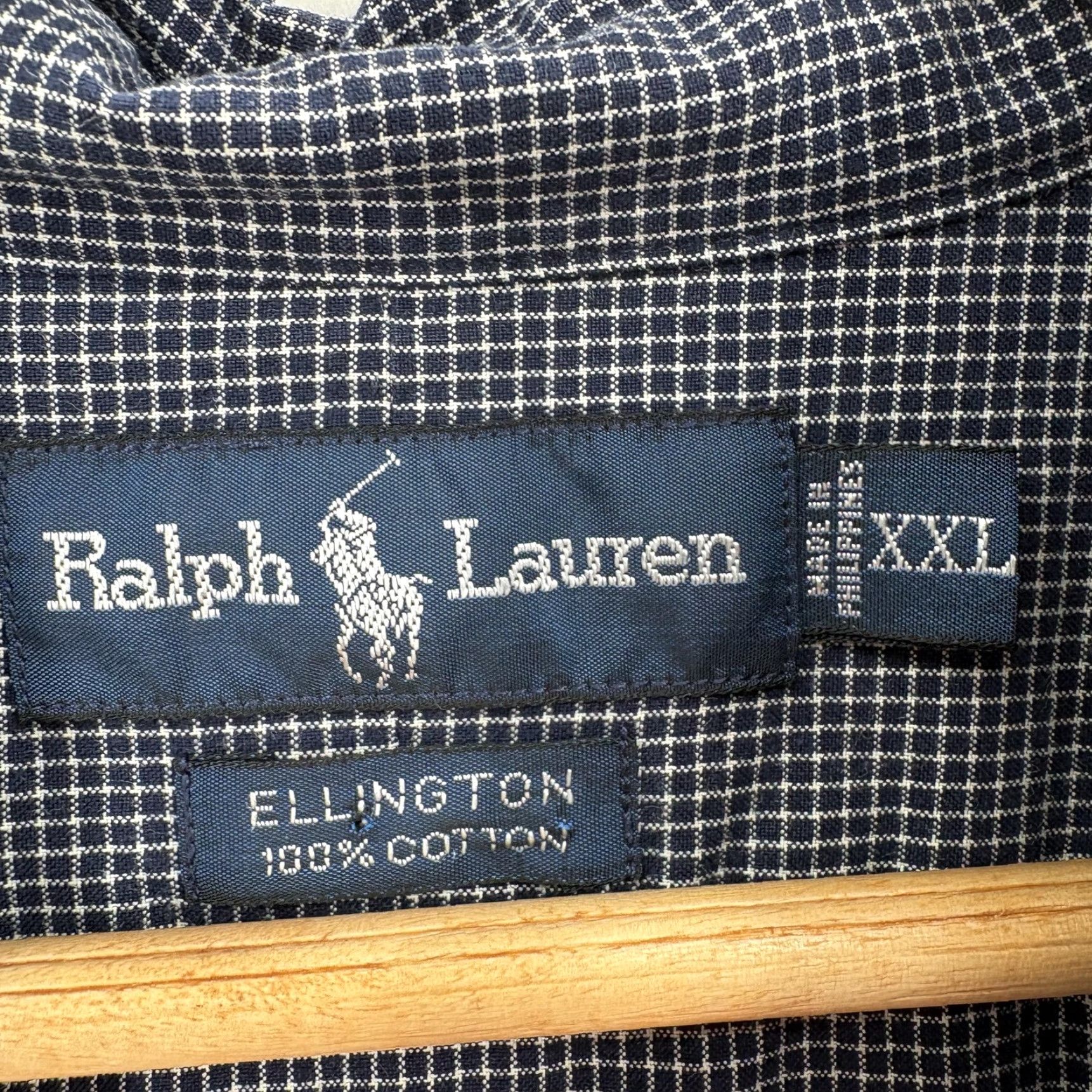 Ralph Lauren Ralph Lauren Ellington Shirt Mens 2XL Button-Down Check Blue Cotton Long Sleeve Size US XXL / EU 58 / 5 - 4 Thumbnail