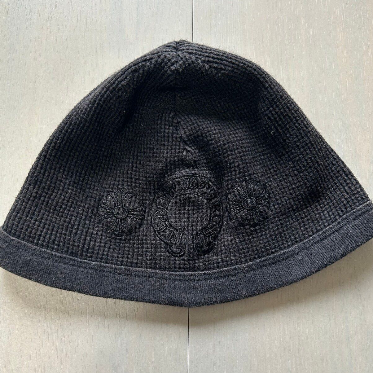 Pre-owned Chrome Hearts Thermal Beanie In Black