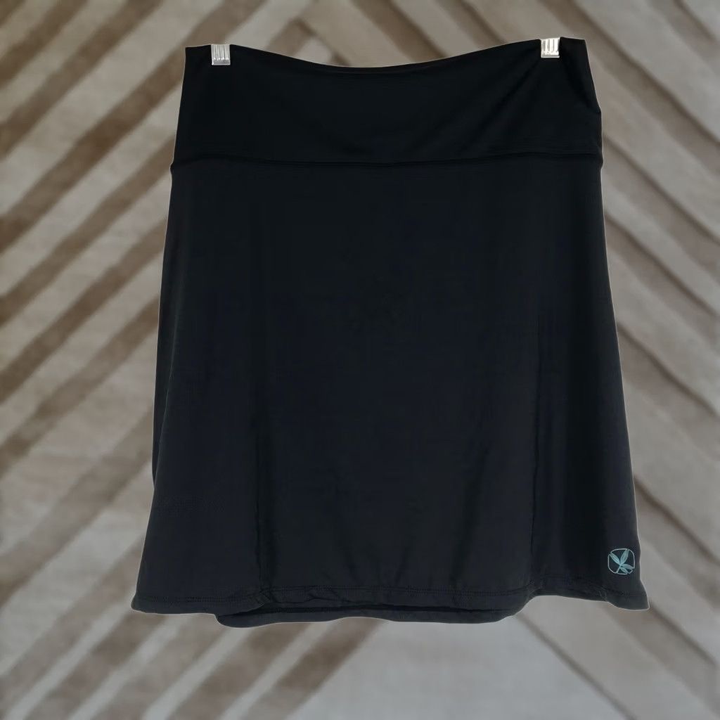 Vintage Carve Designs Black Athletic SWIM Skirt Cover Up Short Size 32" / US 10 / IT 46 - 1 Thumbnail