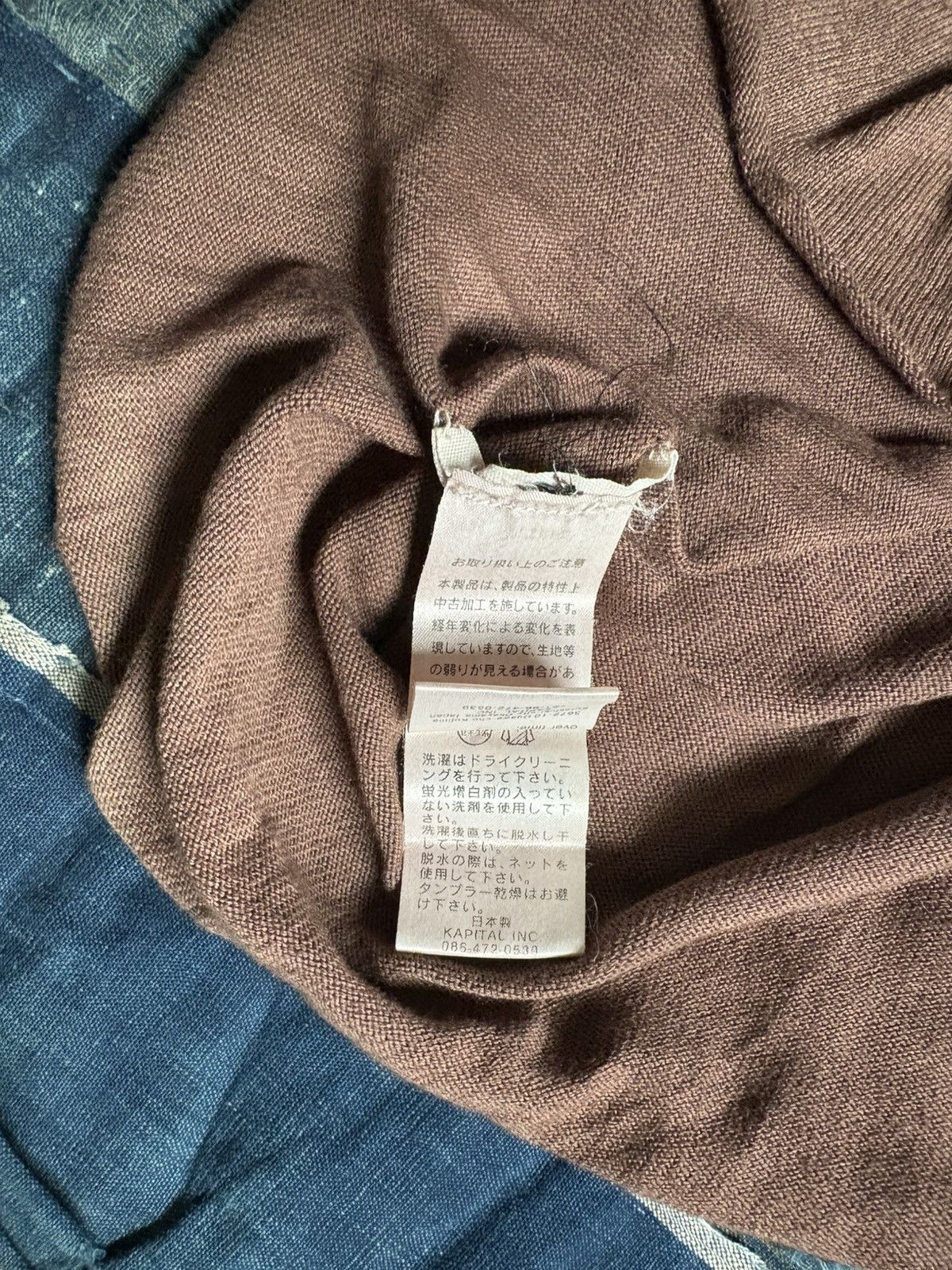 Kapital Kountry KAPITAL elbow wool patch Long Sleeve T-Shirt Size US L / EU 52-54 / 3 - 6 Thumbnail