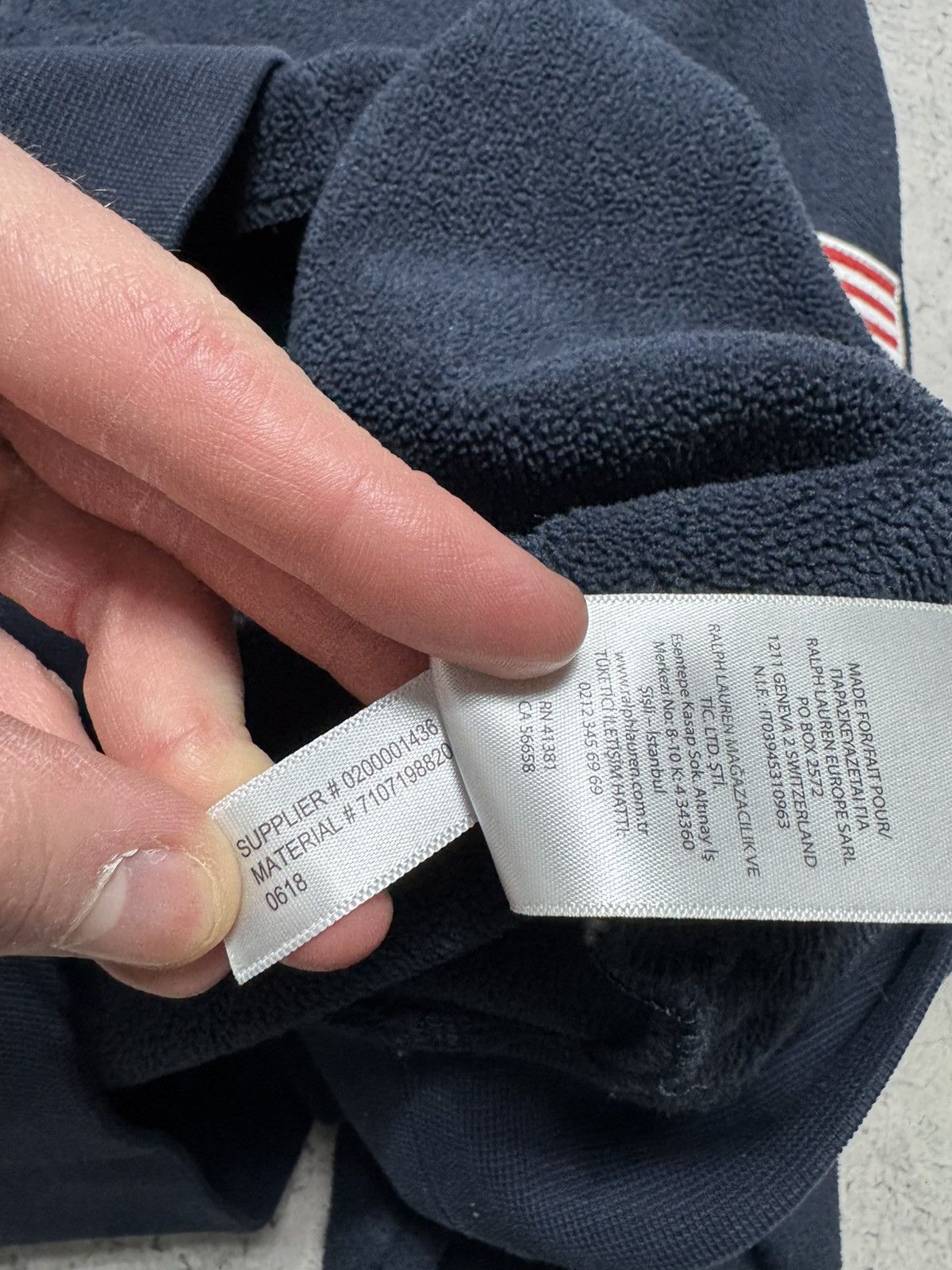 Polo Ralph Lauren Polo Ralph Lauren 1/4 Zip Fleece Sweatshirt USA Big Logo Size US M / EU 48-50 / 2 - 10 Thumbnail