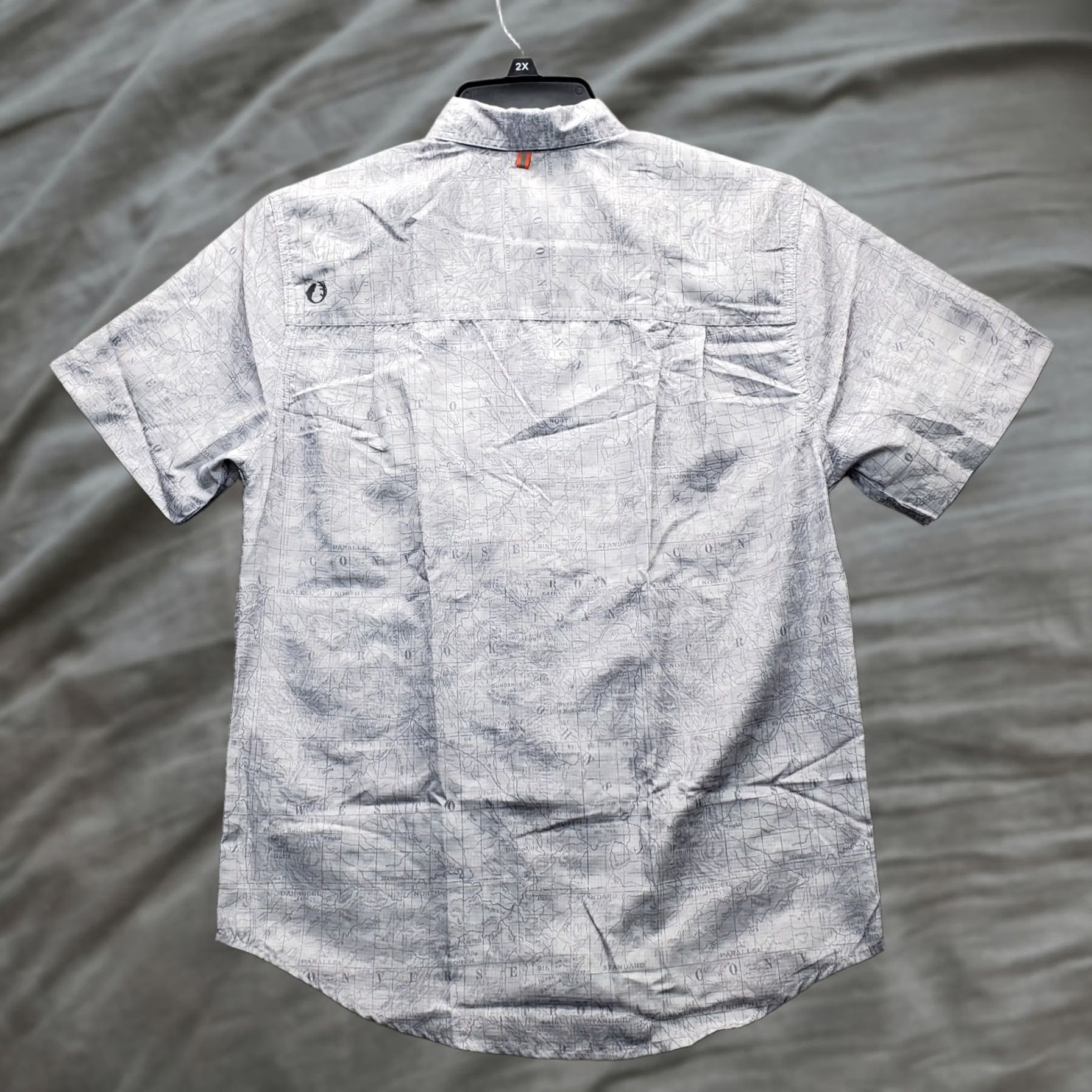 Vintage The American Outdoorsman Fishing Shirt Mens S Button-Down Multi World Atlas Size US S / EU 44-46 / 1 - 1 Thumbnail