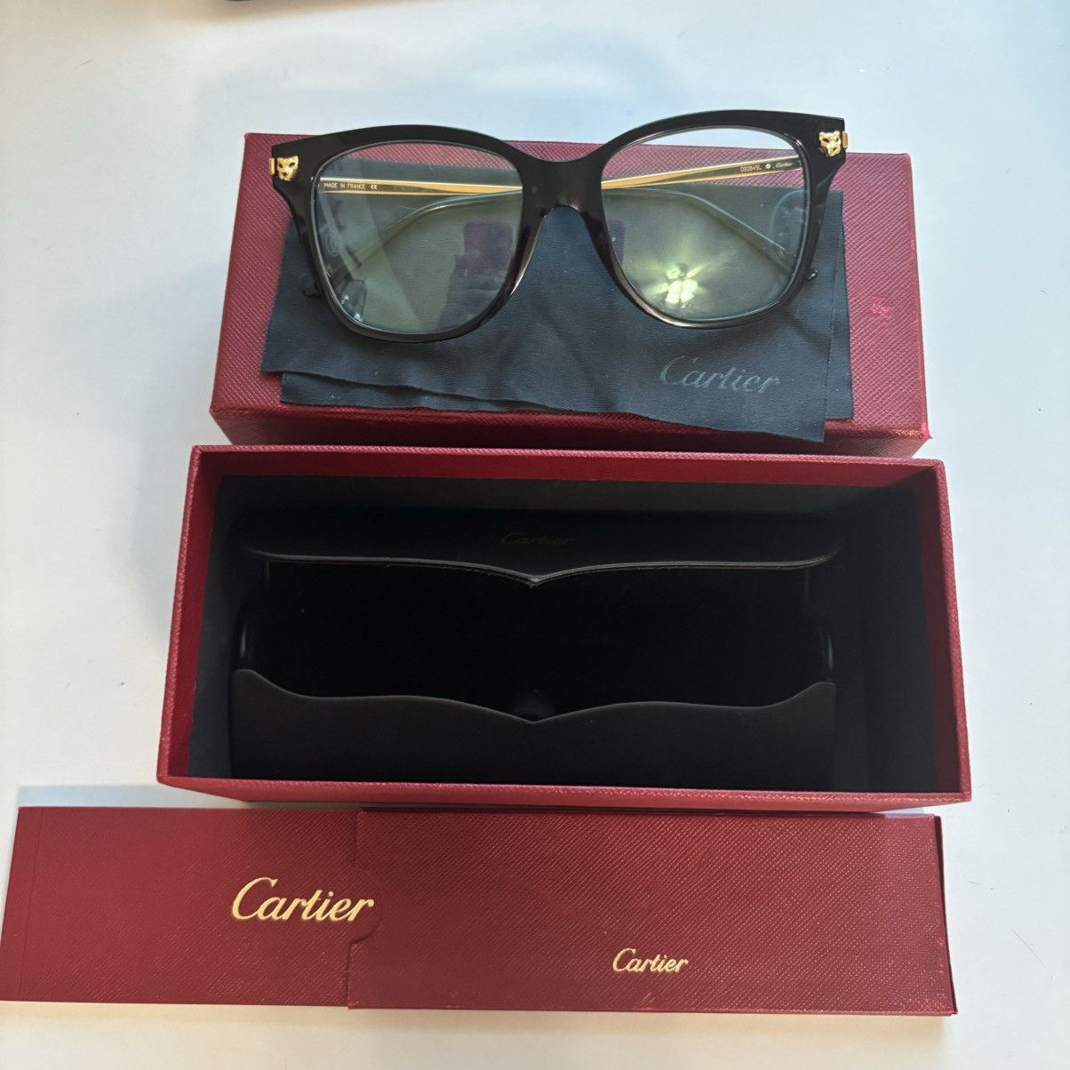 Cartier Cartier 52mm Eyeglass Frames Size ONE SIZE - 1 Thumbnail