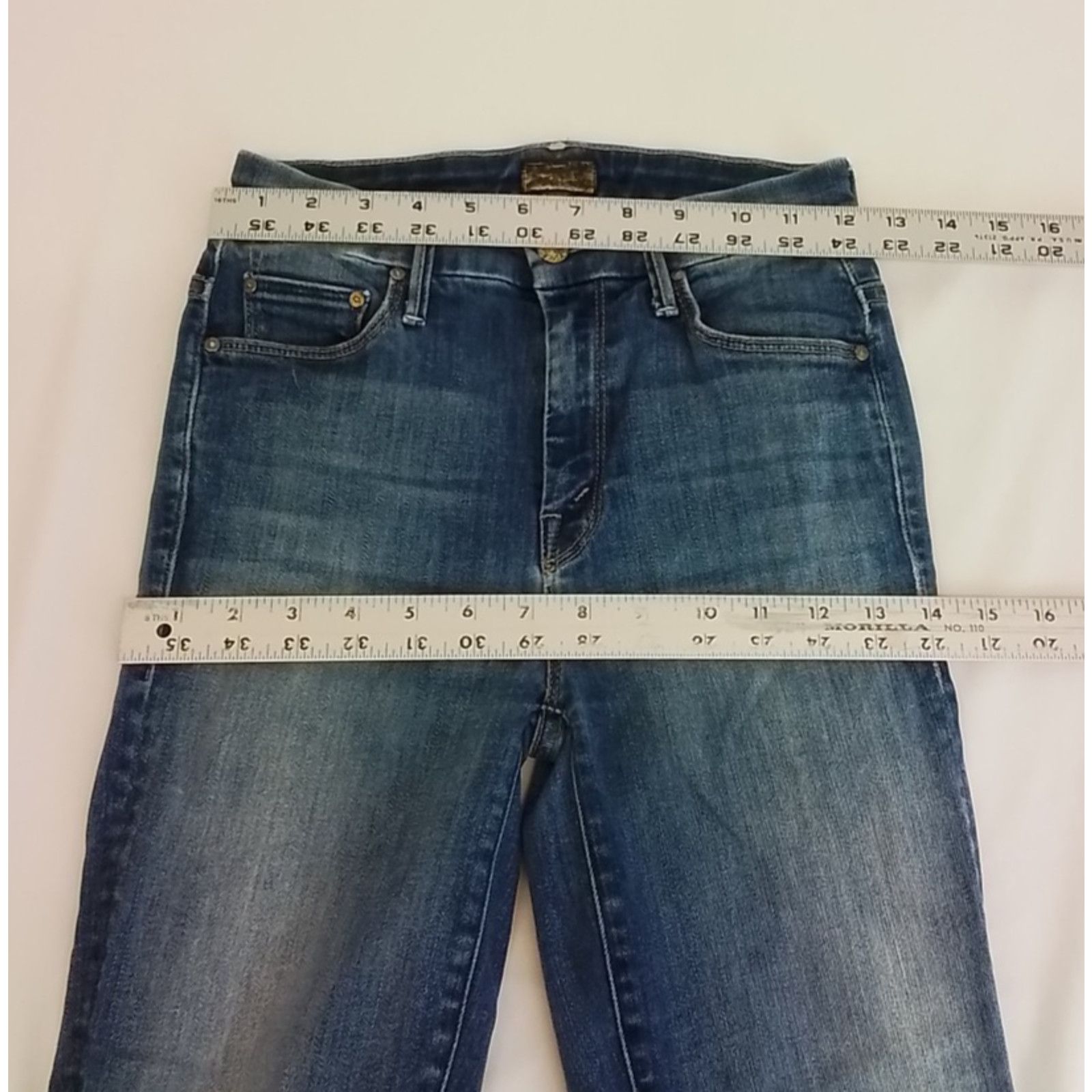 MOTHER Mother Jeans High Waist Looker Women's 24 Medium Wash Ankle Size 24" / US 00 / IT 34 - 12 Thumbnail