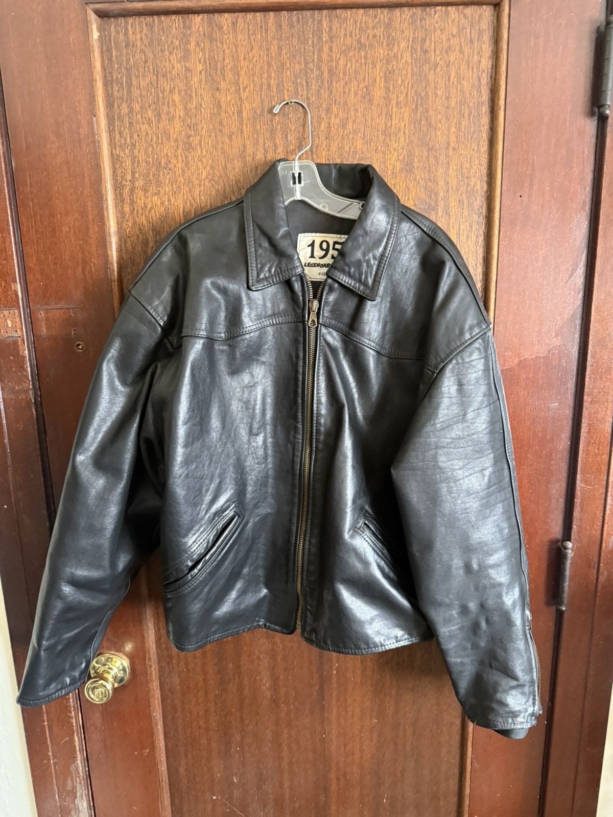 Firenze 1957 by firenze cowhide leather jacket Size US XL / EU 56 / 4 - 1 Thumbnail