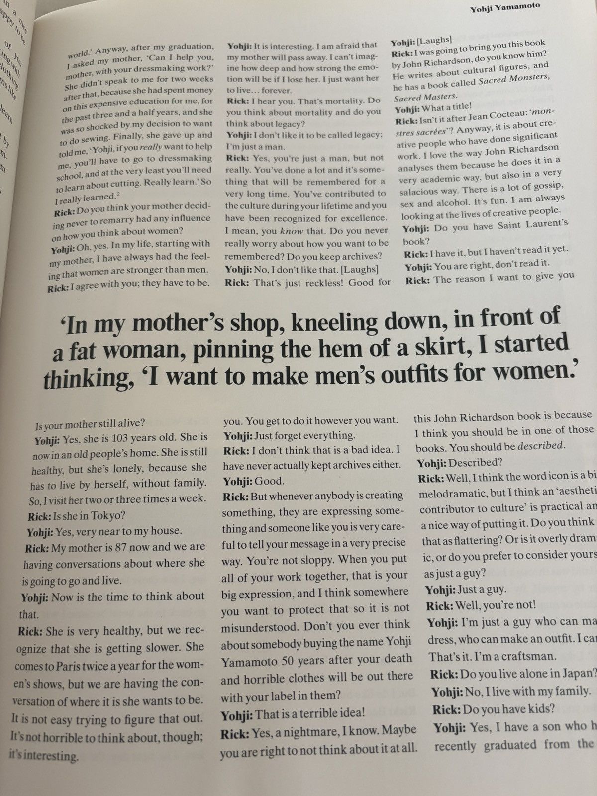 System System yohji yamamoto rick ownes stone island magazine Size ONE SIZE - 6 Thumbnail