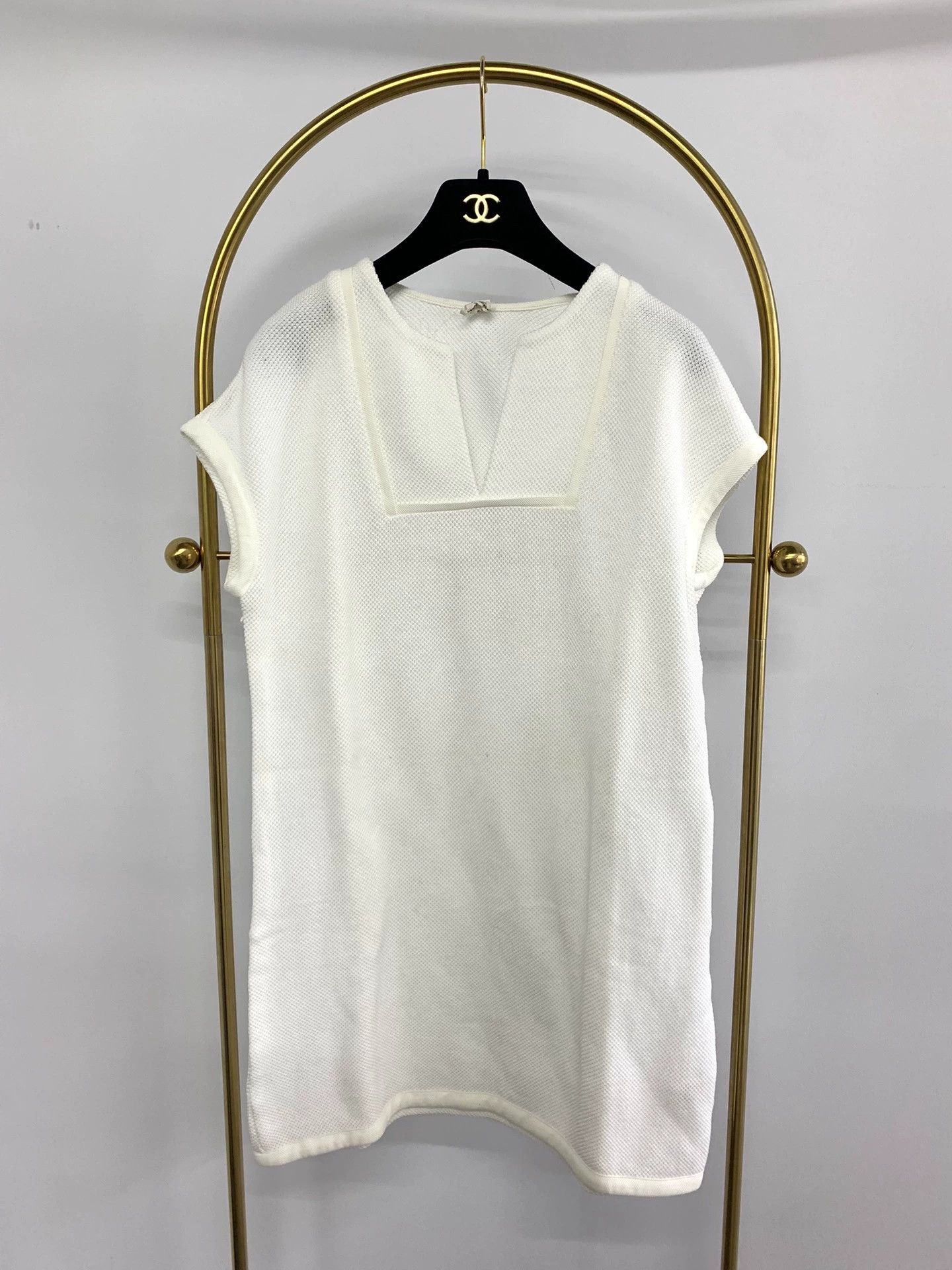 Hermes Hermes White Sleeveless Dress Size 36 - dmc Size US M / EU 48-50 / 2 - 1 Thumbnail