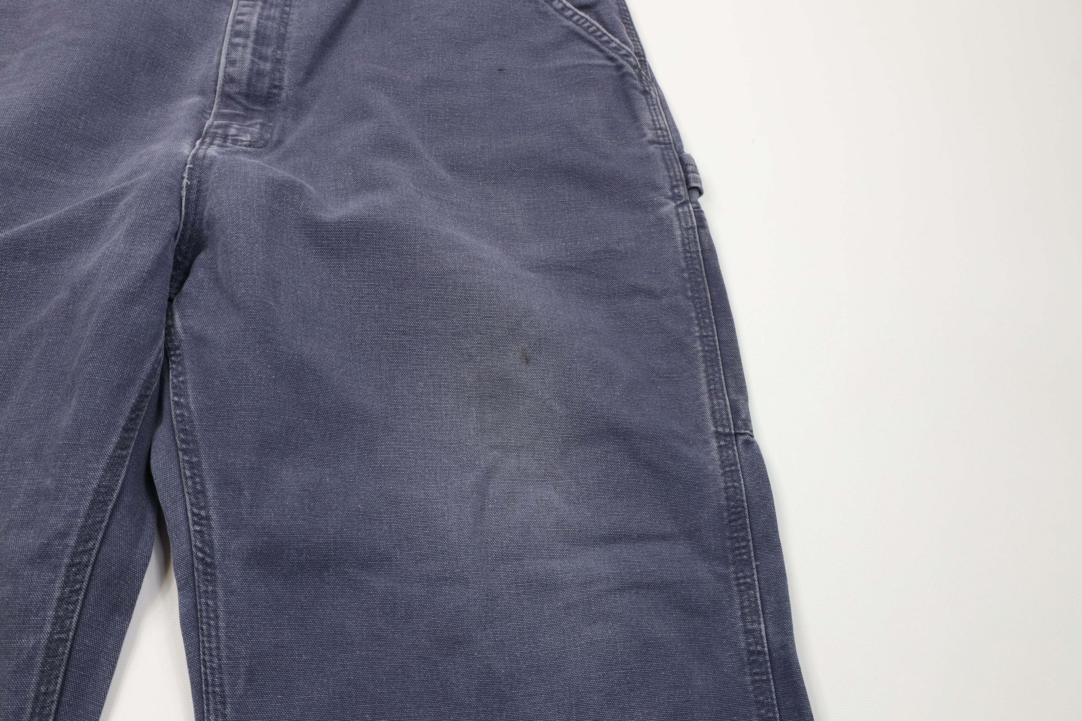 Carhartt Vintage Carhartt Wide Leg Dungaree Pants Petrol Blue USA Size US 40 / EU 56 - 6 Thumbnail