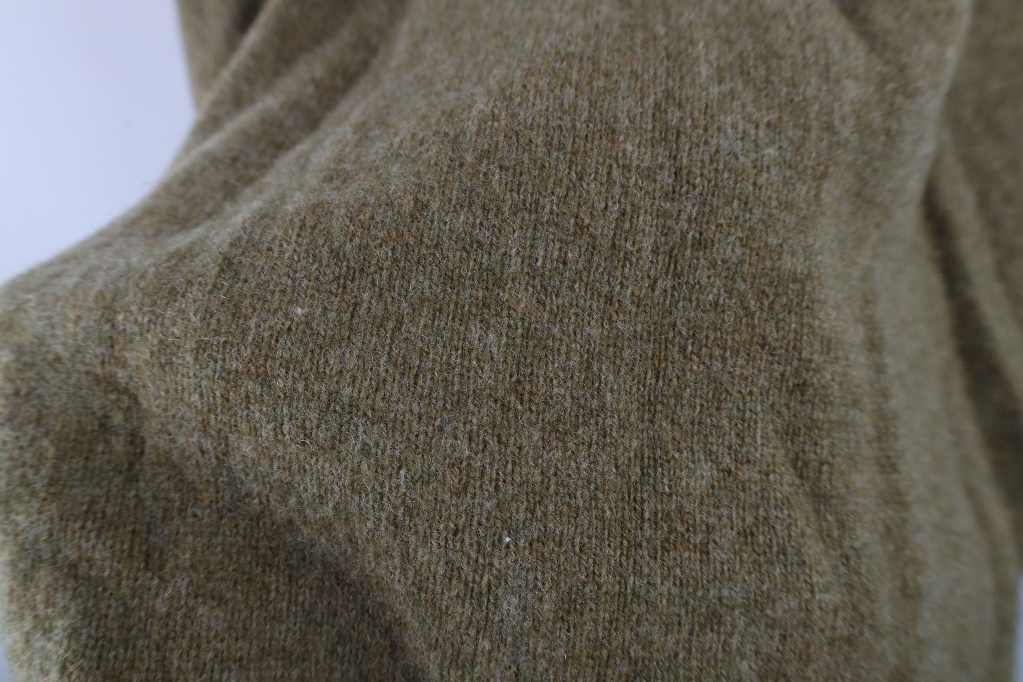 Cabelas × Vintage Vintage 90s Cabelas Wool Knit Crewneck Sweater Heather Green Size US L / EU 52-54 / 3 - 7 Thumbnail