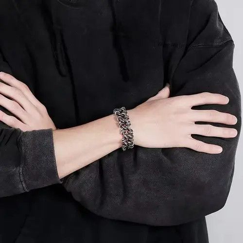 Jewelry Akasaka x Ishii Wide Cuban Chain Bracelets Size ONE SIZE - 8 Thumbnail