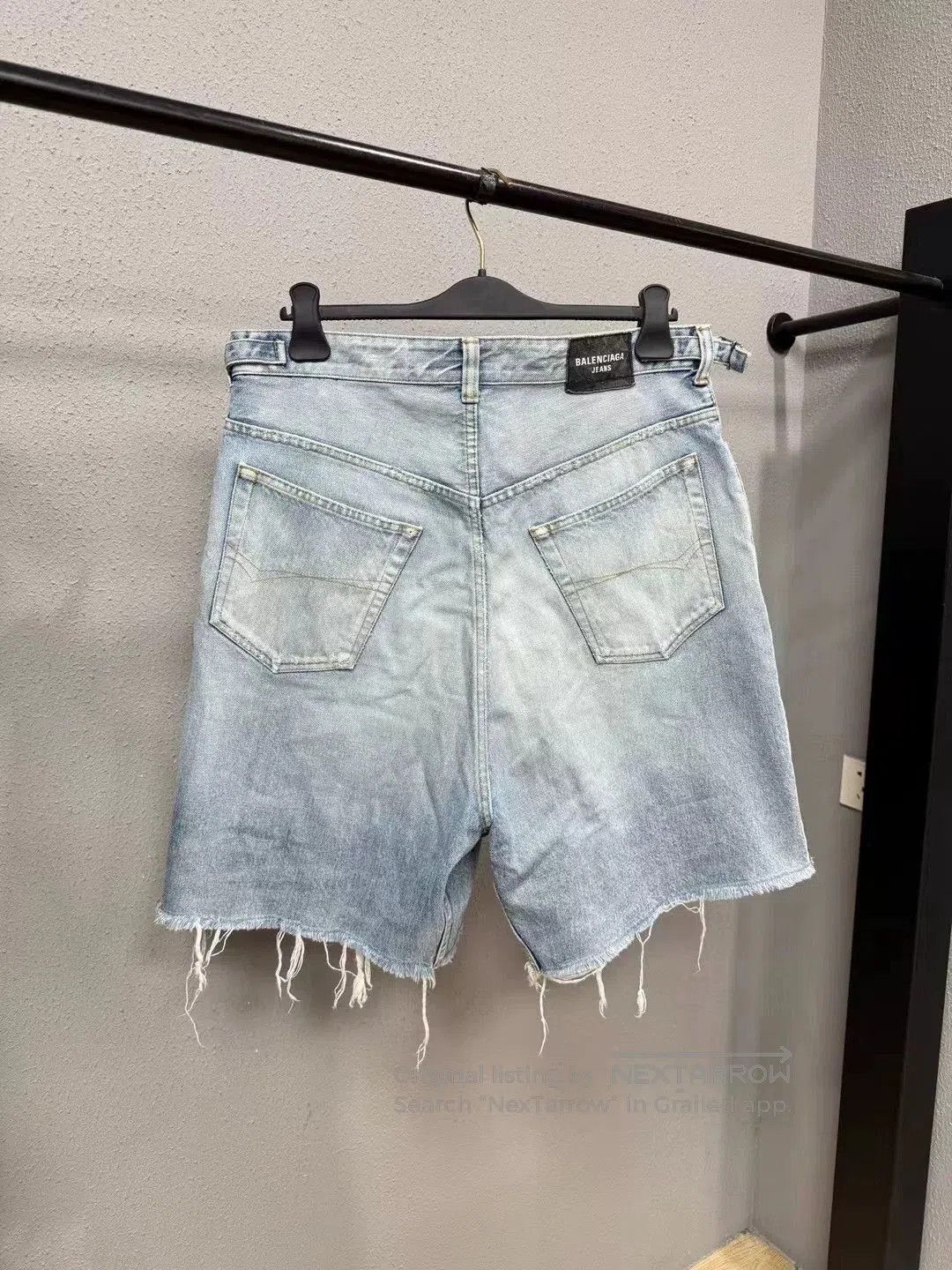 Balenciaga balenciaga distressed denim shorts size m. Size US 30 / EU 46 - 2 Thumbnail