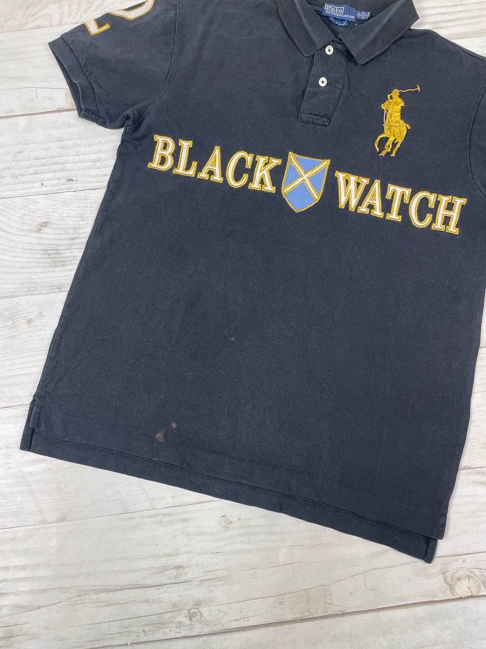 Polo Ralph Lauren Vintage Polo Ralph Lauren Blackwatch Rugby Shirt Big Pony Size US XL / EU 56 / 4 - 2 Thumbnail