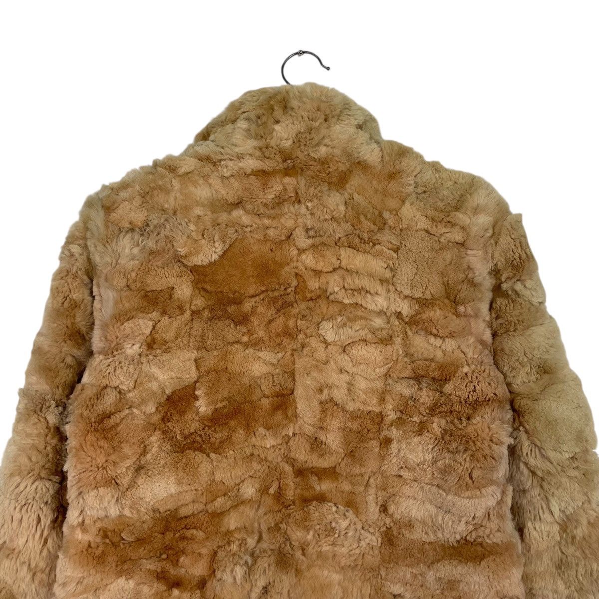 Michel Klein Michel Klein Chunky Brown Rabbit Fur Coat Size S / US 4 / IT 40 - 8 Thumbnail