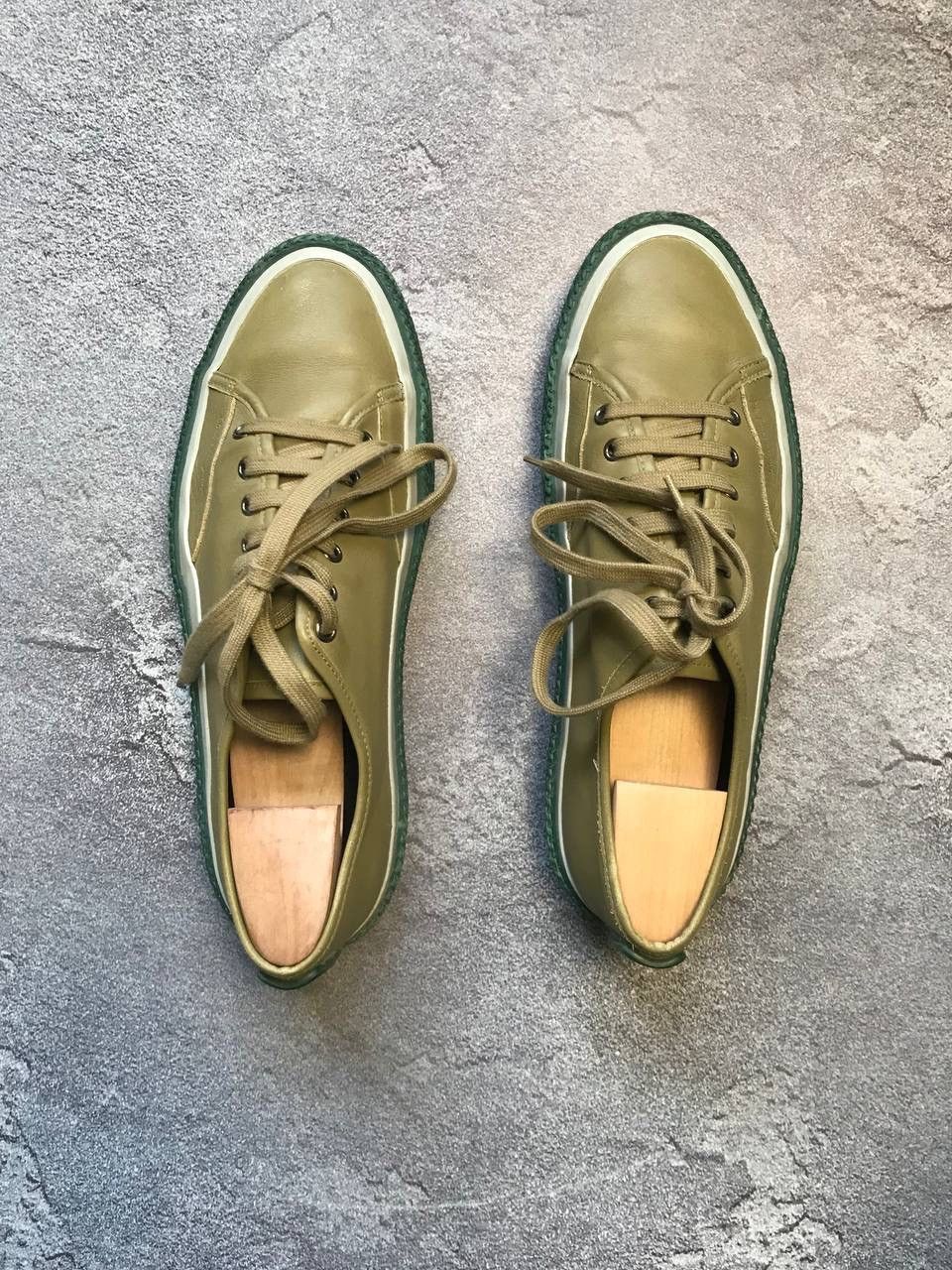 Salvatore Ferragamo Salvatore Ferragamo low sneakers leather Size US 11.5 / EU 44-45 - 2 Thumbnail