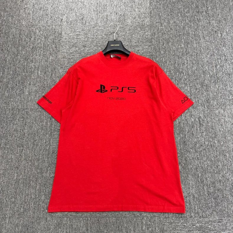 Balenciaga Balenciaga PS5 Collaboration Print T-shirt Size US XXS / EU 40 - 1 Thumbnail